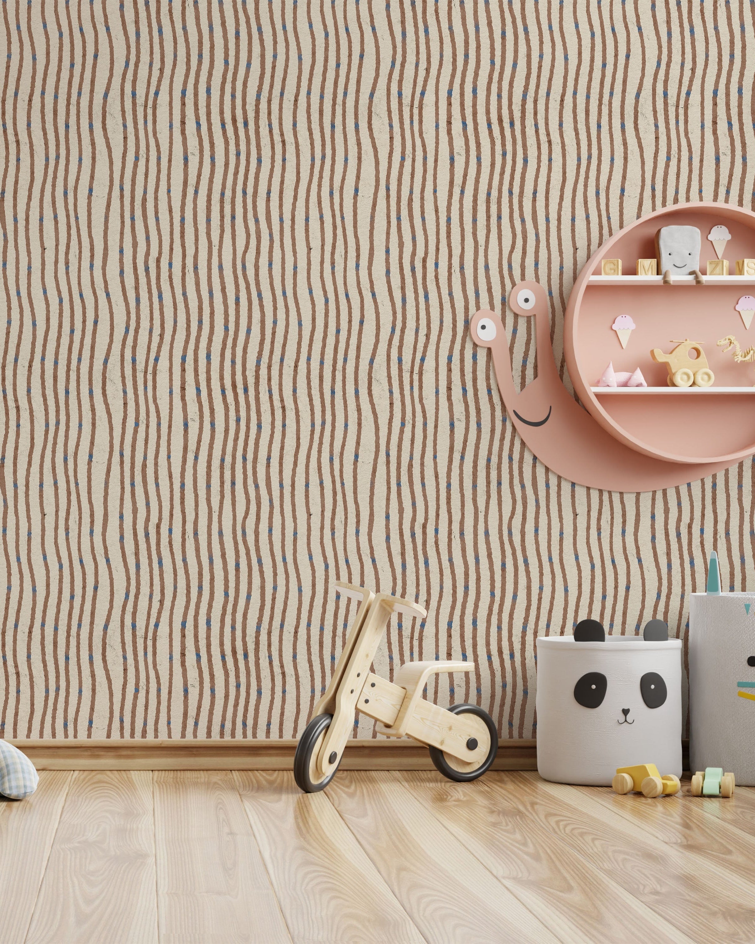 Furuya Korin x Edo Stream Peel and Stick Wallpaper, Removable Wallpaper, Traditional Wallpaper - Vintage Beige | DeccoPrint