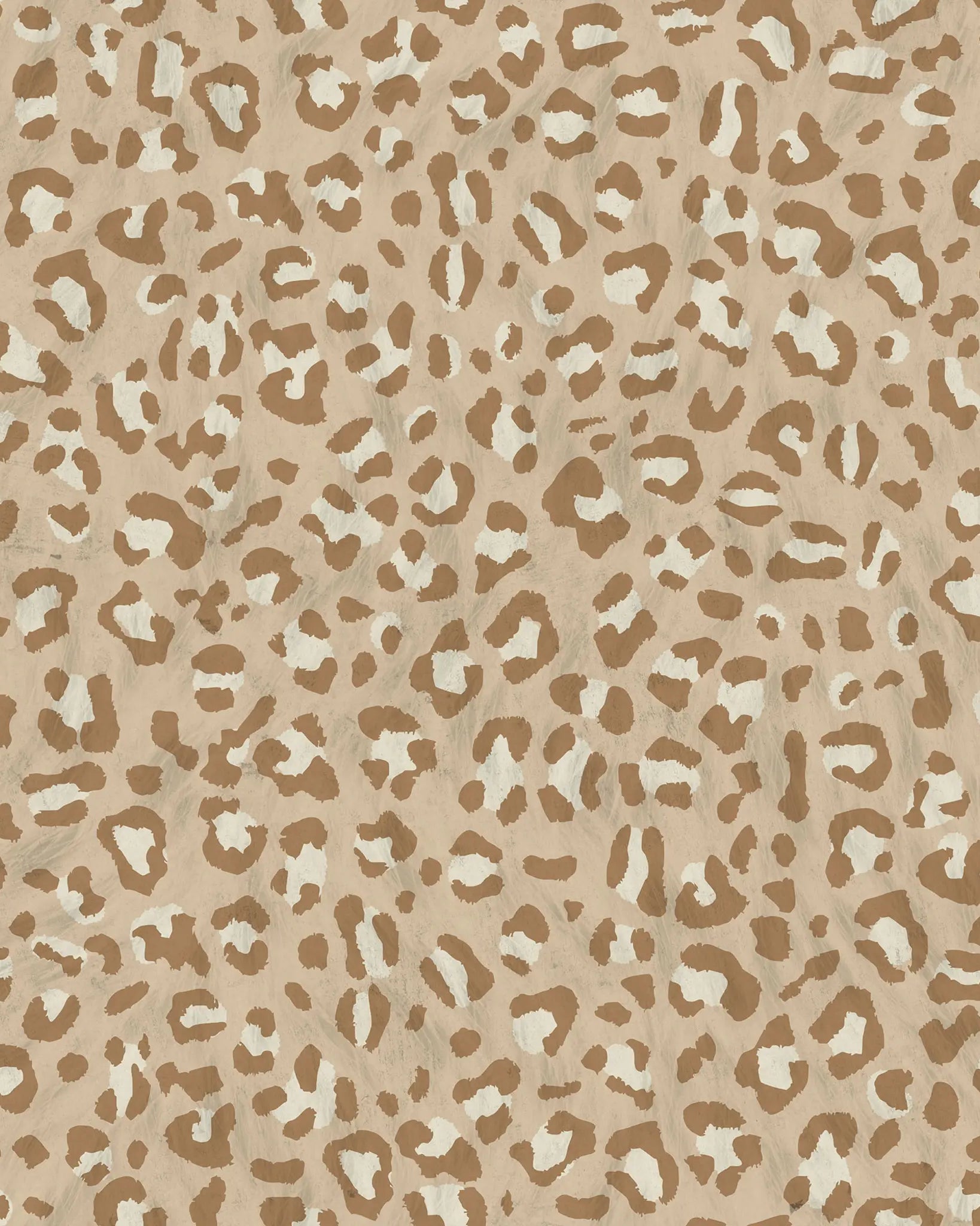 Leopard print pattern on a beige background