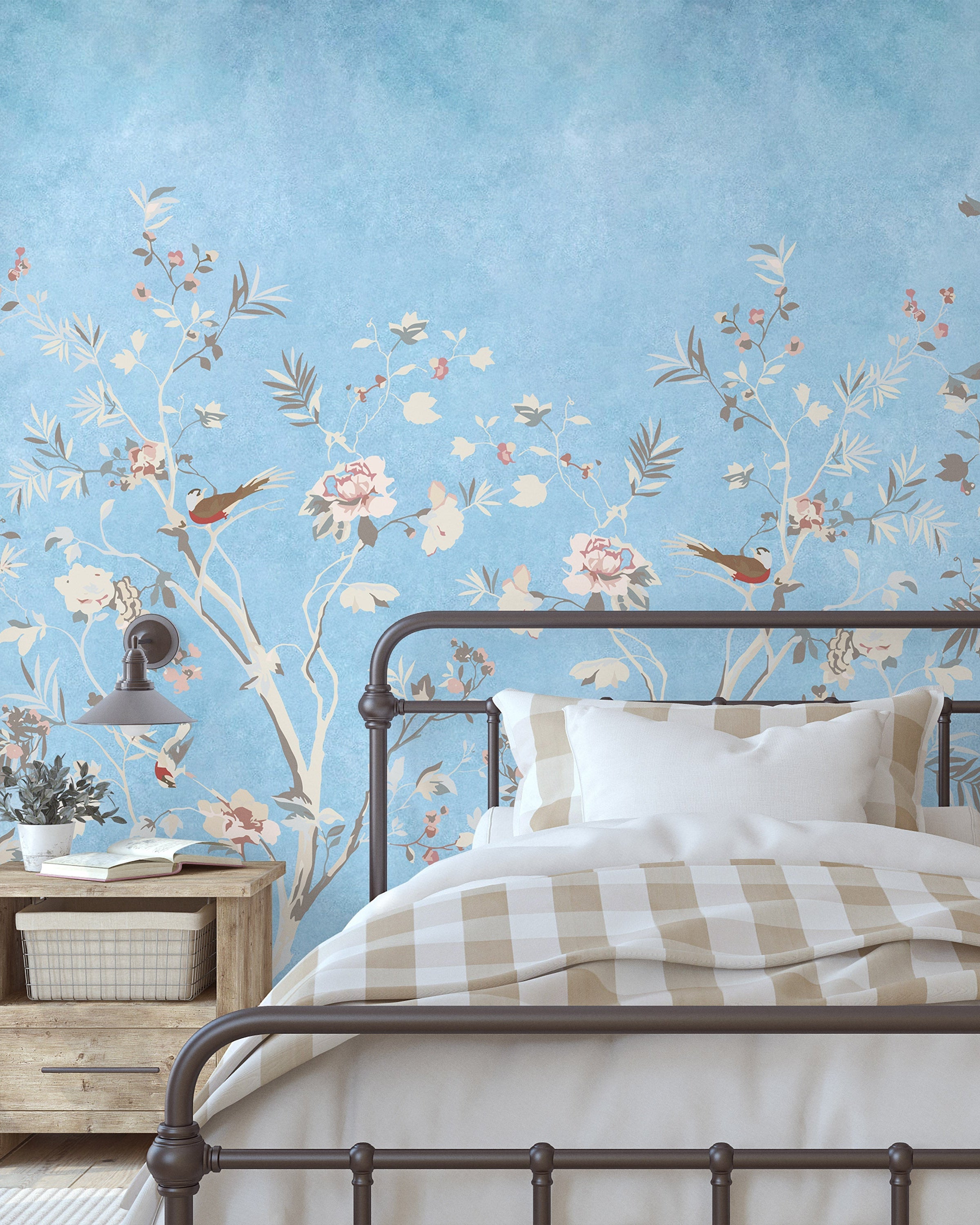 Spring Whisper Mural Peel and Stick Wallpaper, Removable Wallpaper, Traditional Wallpaper | DeccoPrint