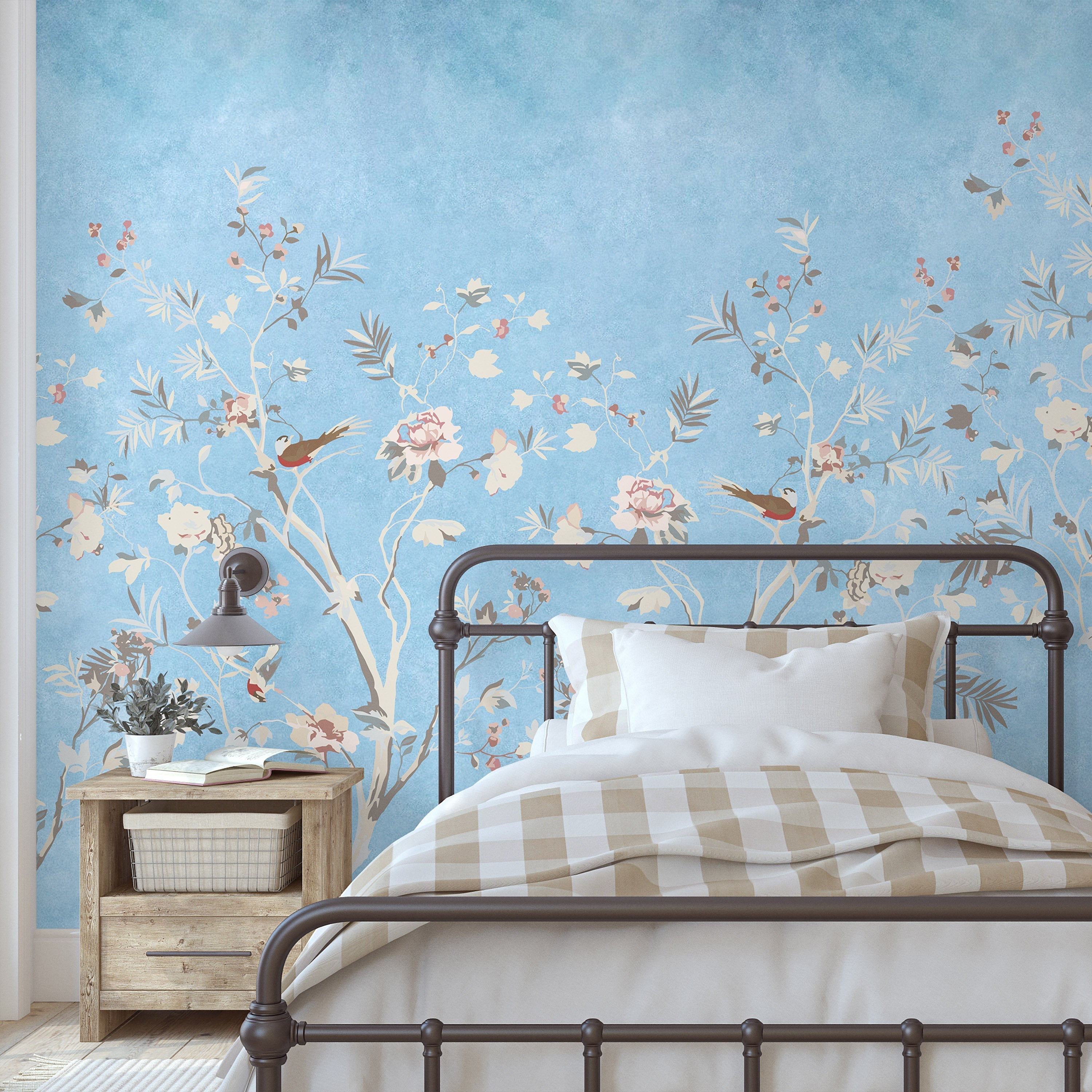 Spring Whisper Mural Peel and Stick Wallpaper, Removable Wallpaper, Traditional Wallpaper | DeccoPrint