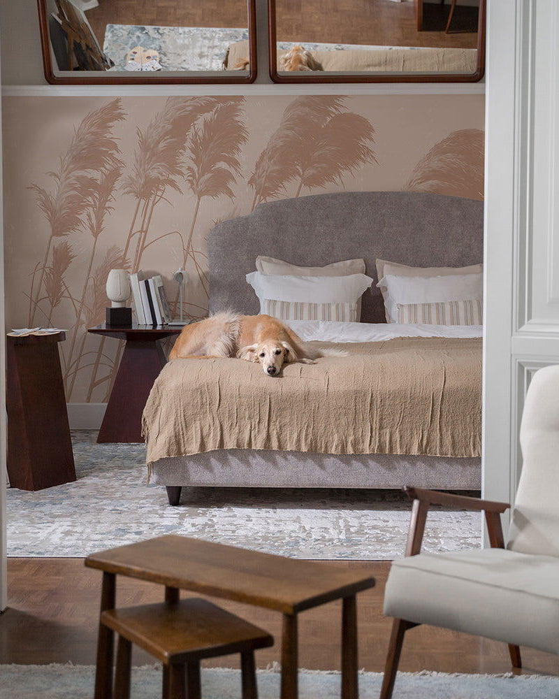 Pampas Melody Peel and Stick Wallpaper, Removable Wallpaper, Traditional Wallpaper | DeccoPrint