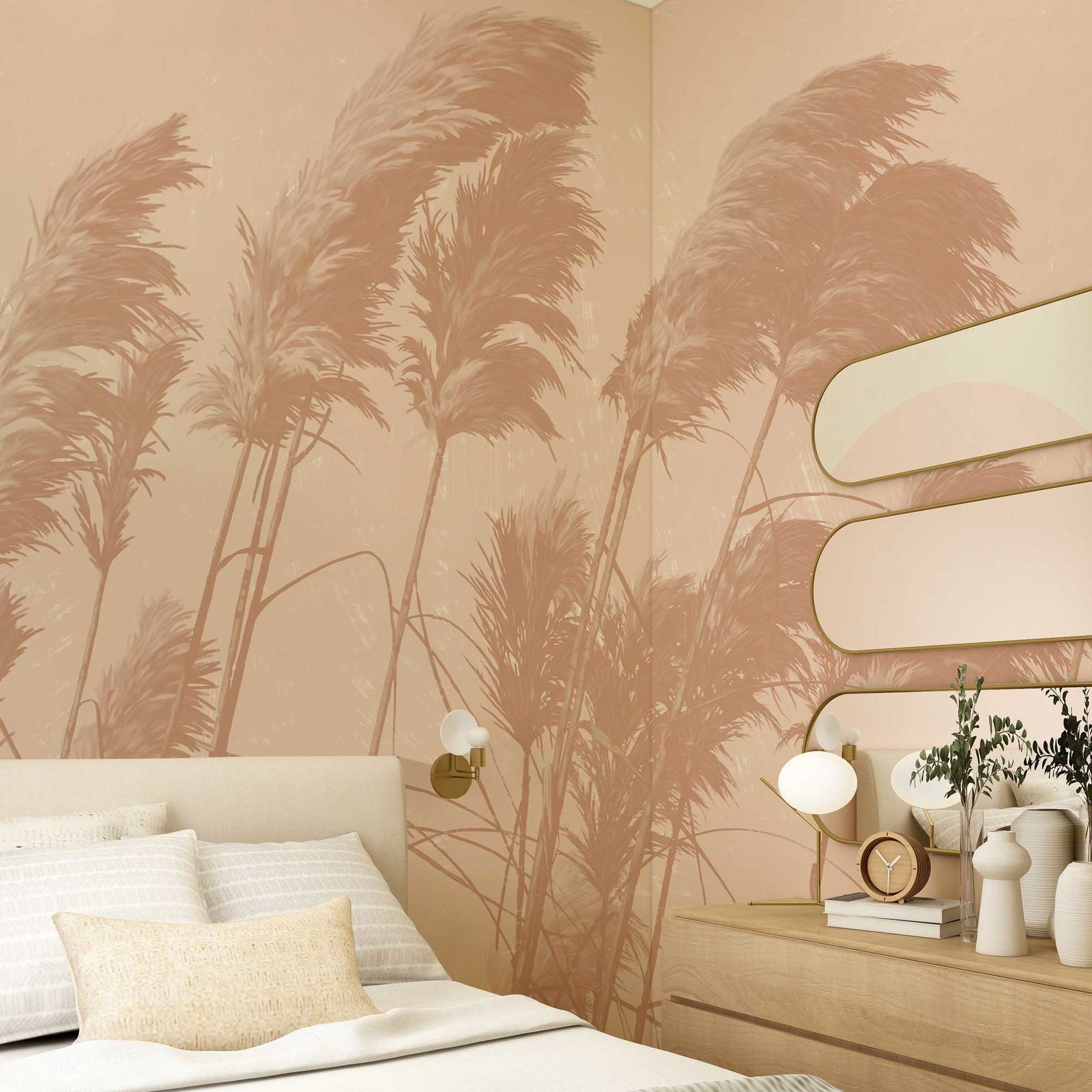 Pampas Melody Peel and Stick Wallpaper, Removable Wallpaper, Traditional Wallpaper | DeccoPrint