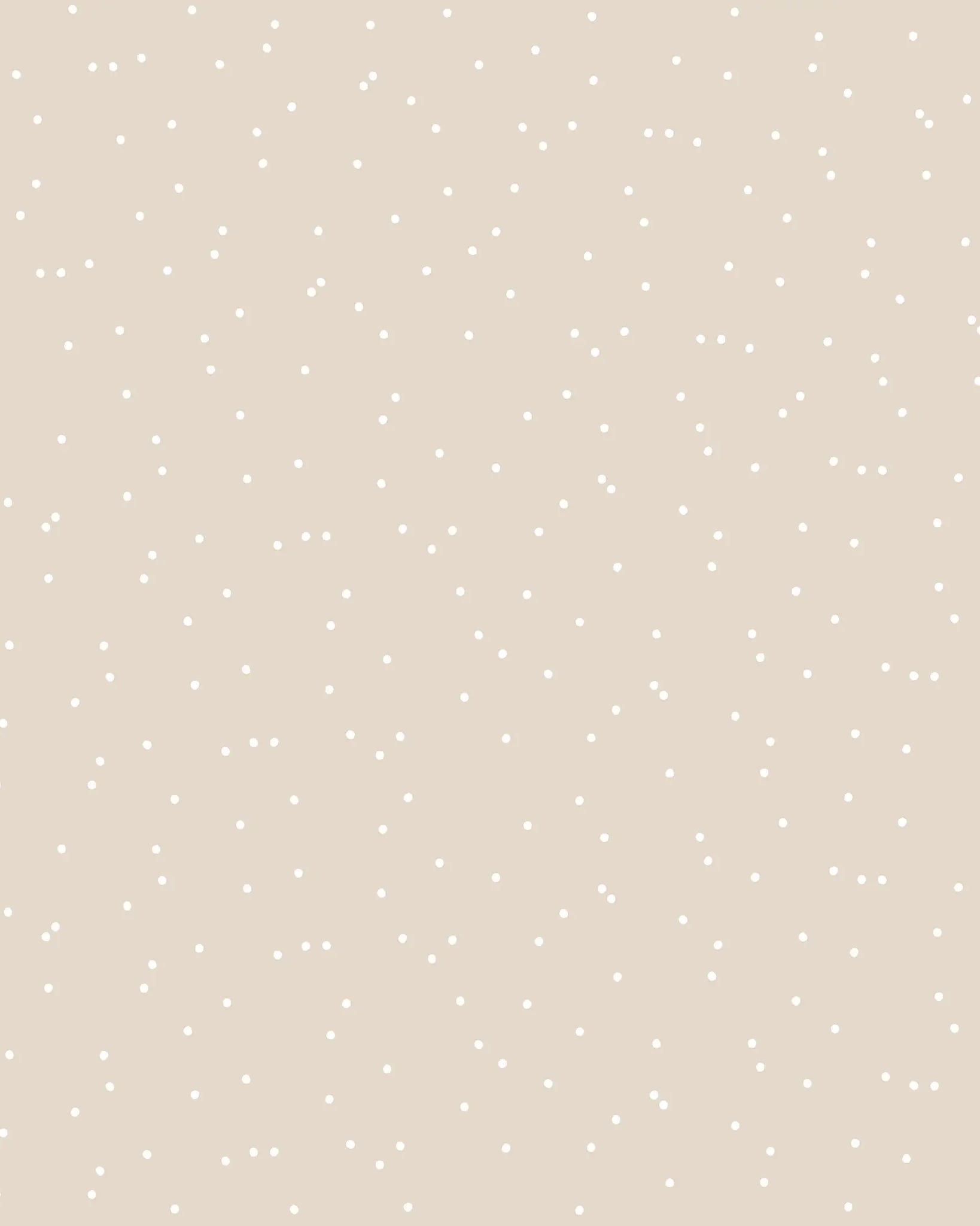 Pattern of small white dots on a beige background
