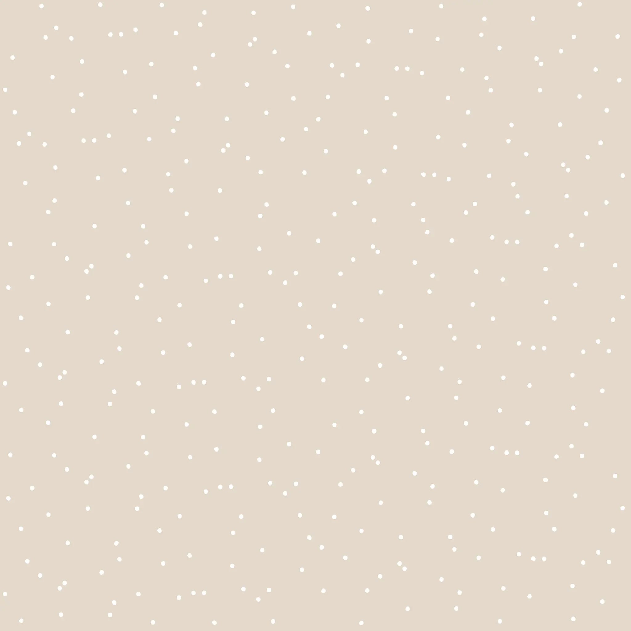 Pattern of small white dots on a beige background