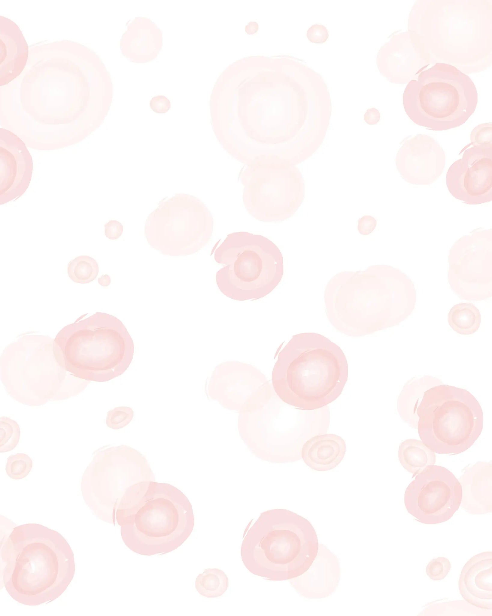 Pattern of pink circles on a light pink background