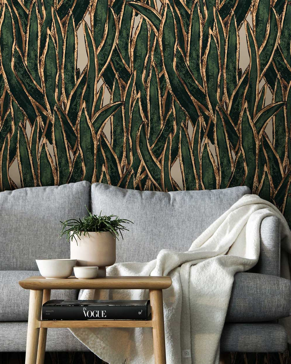 Rare Seaweed Peel and Stick Wallpaper, Removable Wallpaper, Traditional Wallpaper | DeccoPrint