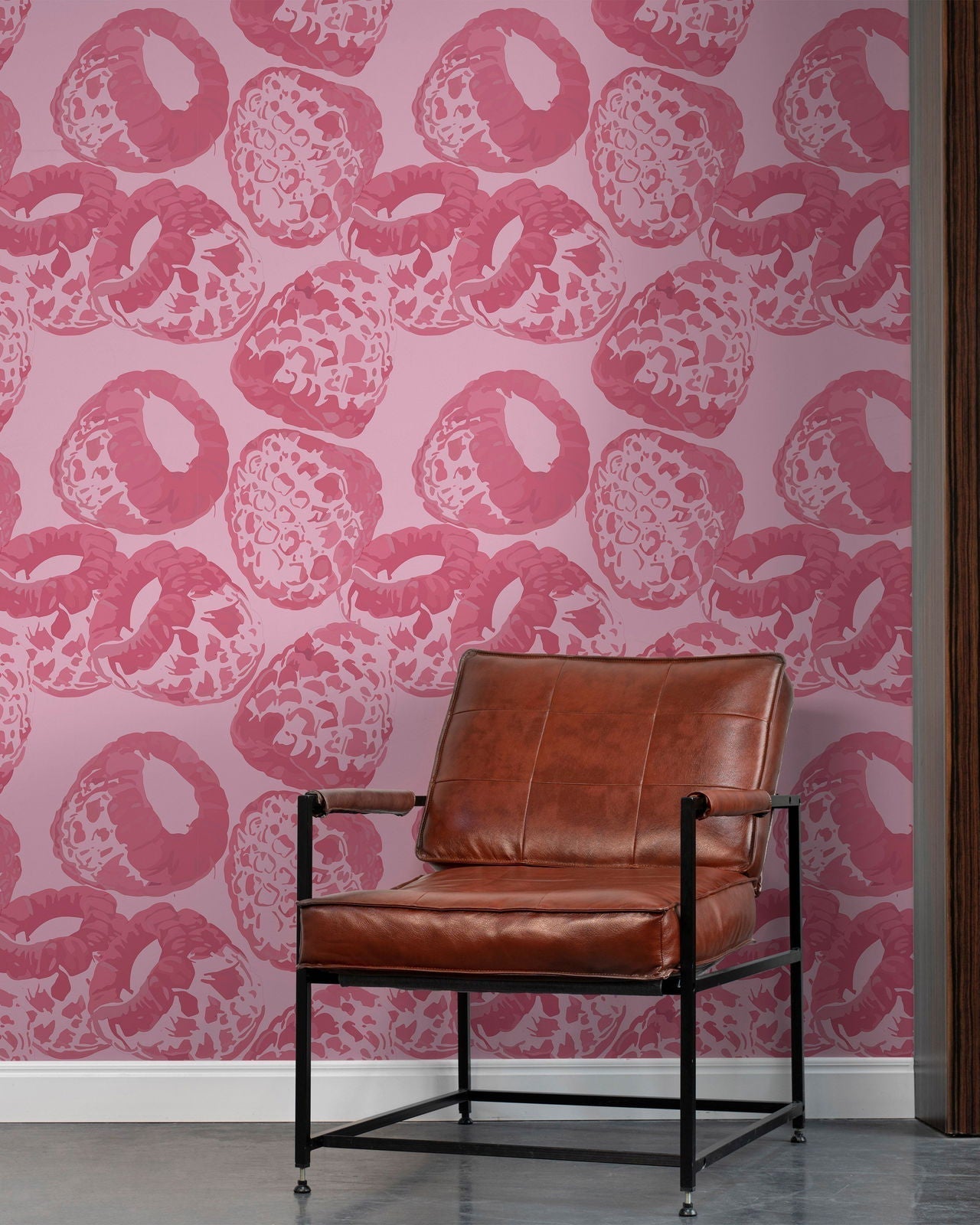 Raspberry Desert Peel and Stick Wallpaper, Removable Wallpaper, Traditional Wallpaper | DeccoPrint