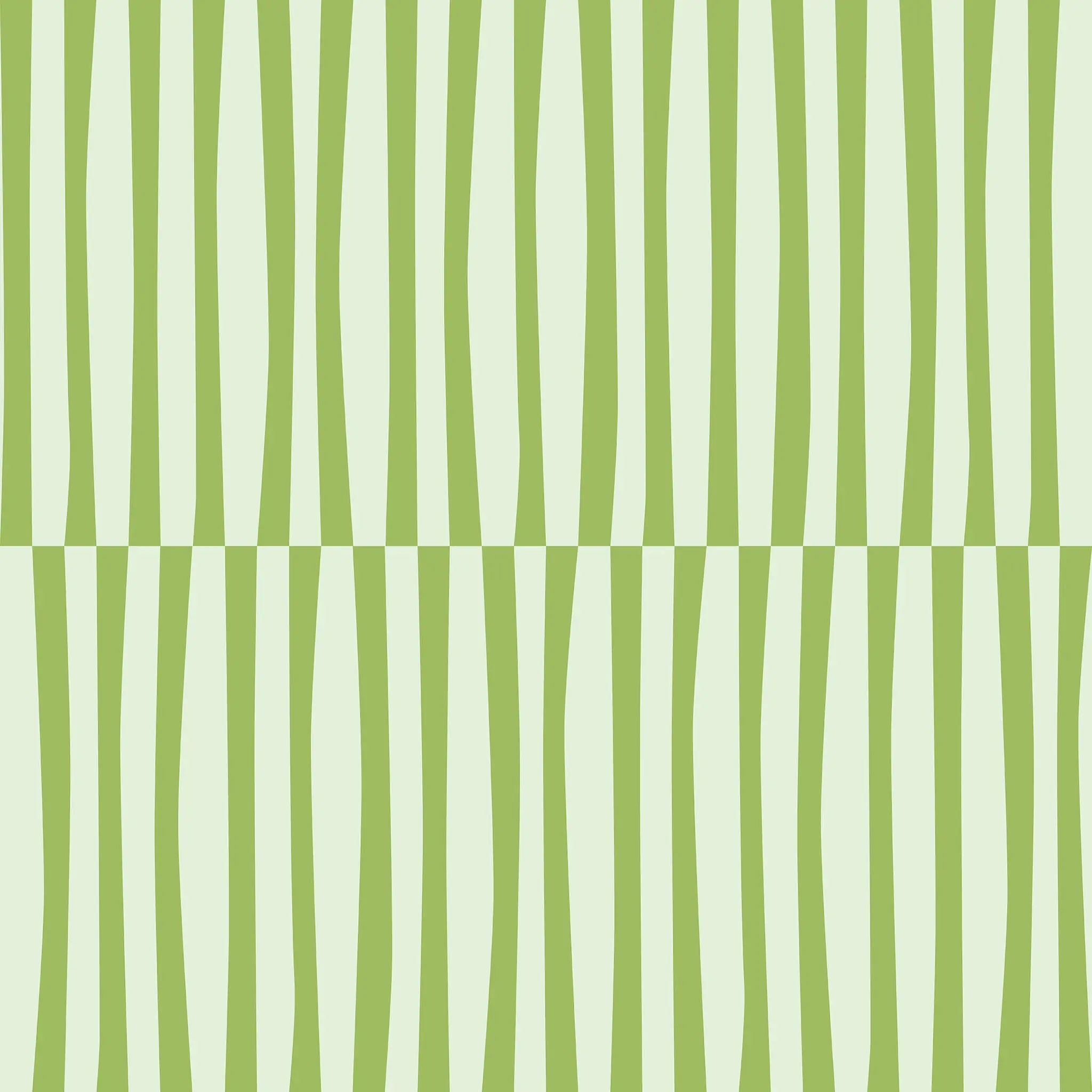 Green and white striped pattern
