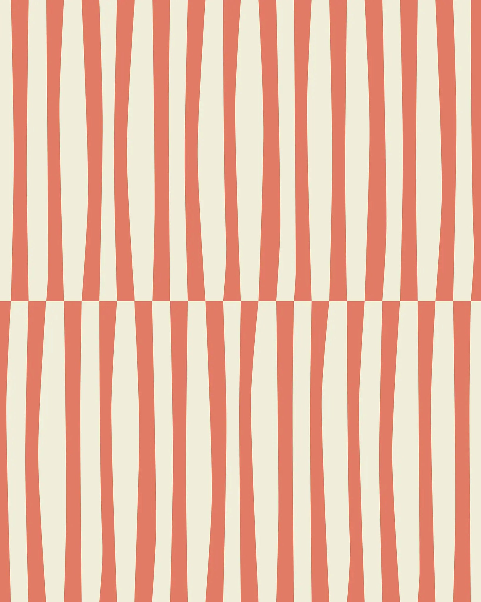 Orange and white striped pattern