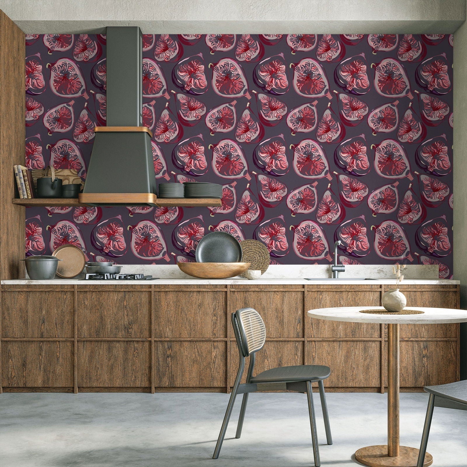 Fig Essence Peel and Stick Wallpaper, Removable Wallpaper, Traditional Wallpaper | DeccoPrint