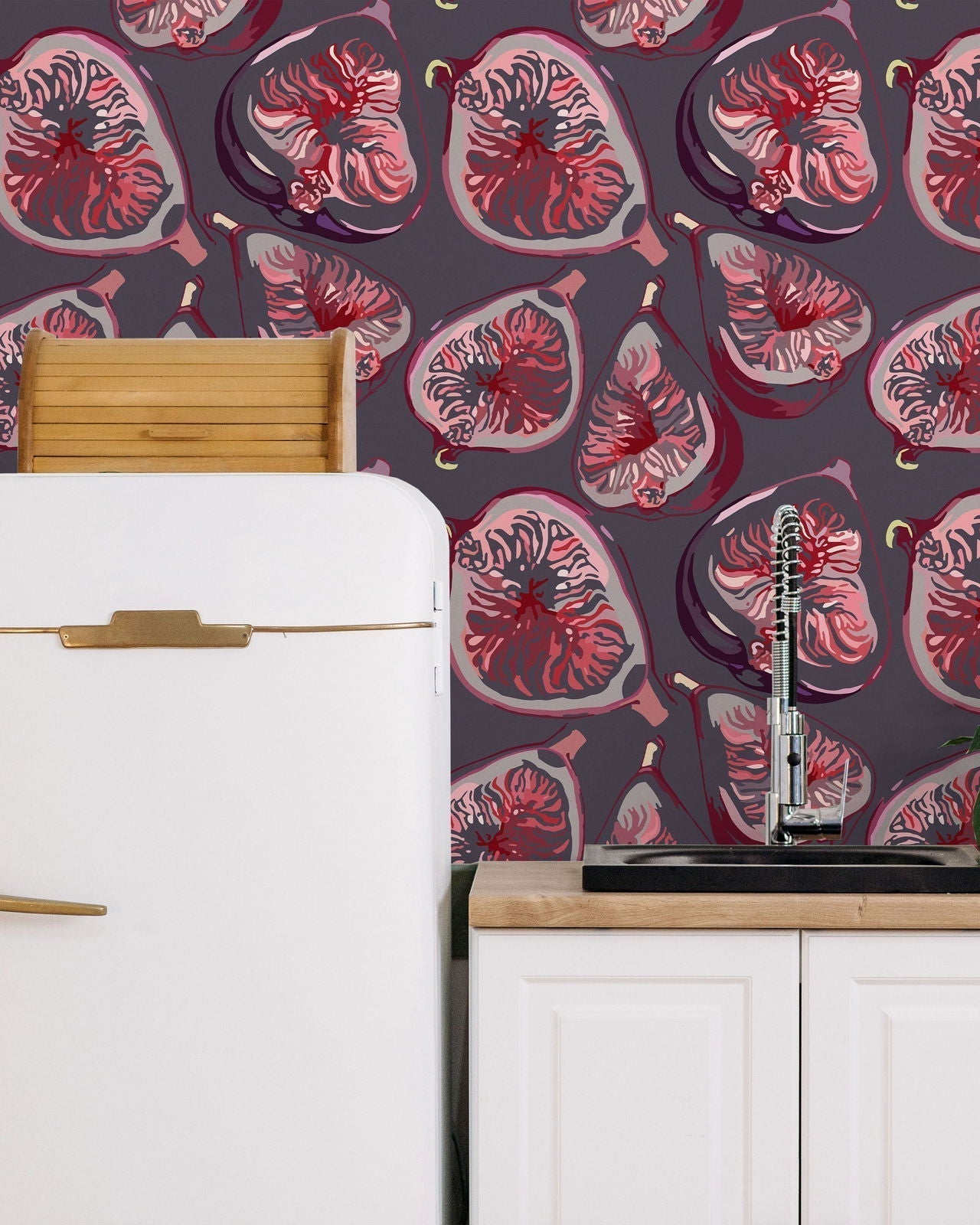 Fig Essence Peel and Stick Wallpaper, Removable Wallpaper, Traditional Wallpaper | DeccoPrint
