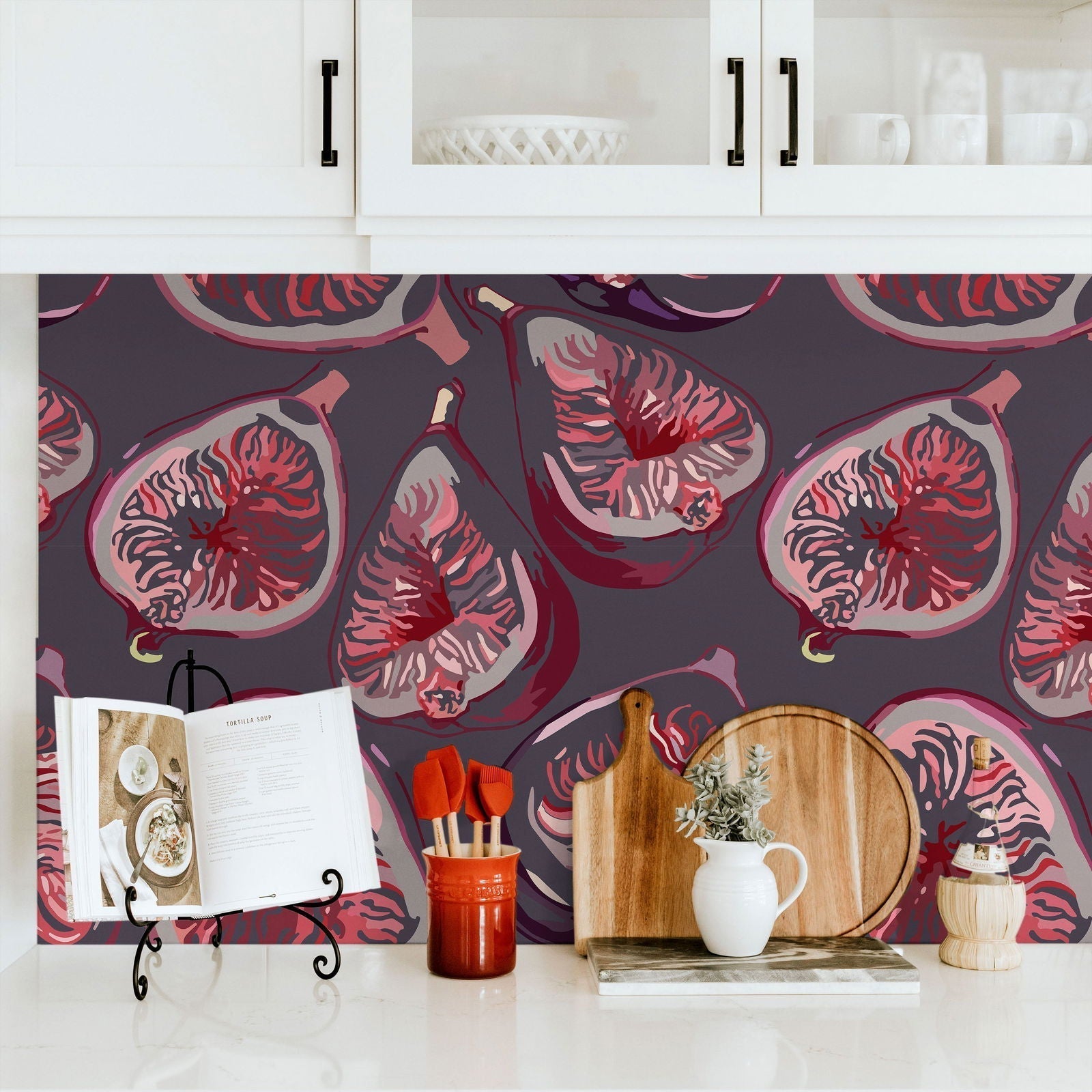 Fig Essence Peel and Stick Wallpaper, Removable Wallpaper, Traditional Wallpaper | DeccoPrint