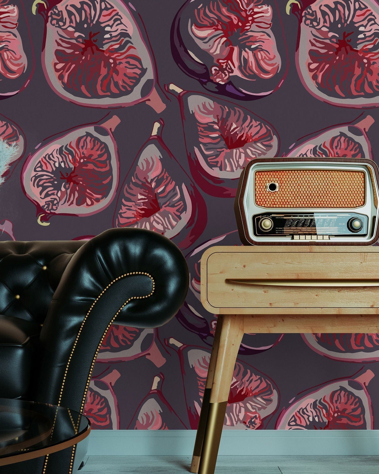 Fig Essence Peel and Stick Wallpaper, Removable Wallpaper, Traditional Wallpaper | DeccoPrint