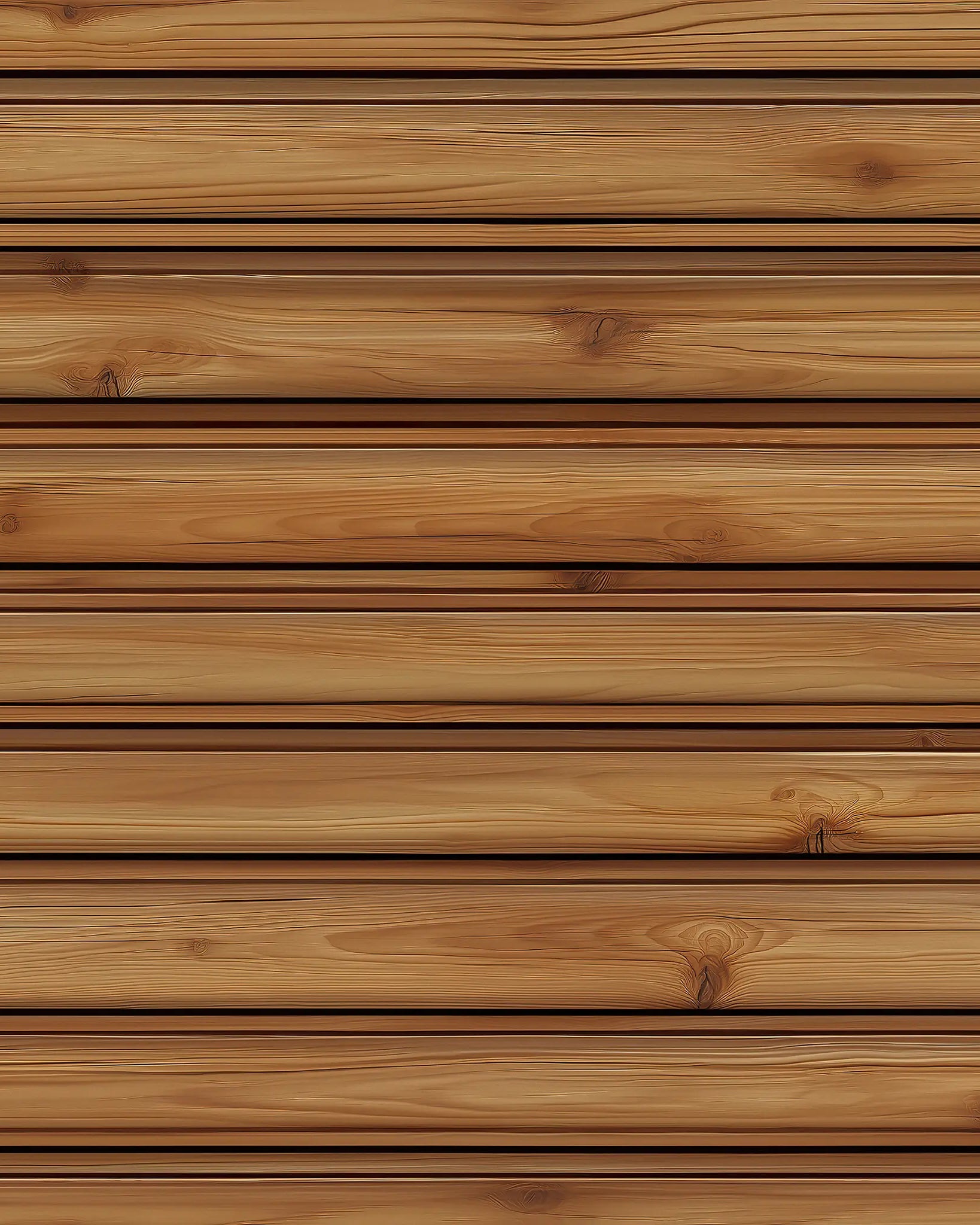 Wooden slat background with a natural brown color.