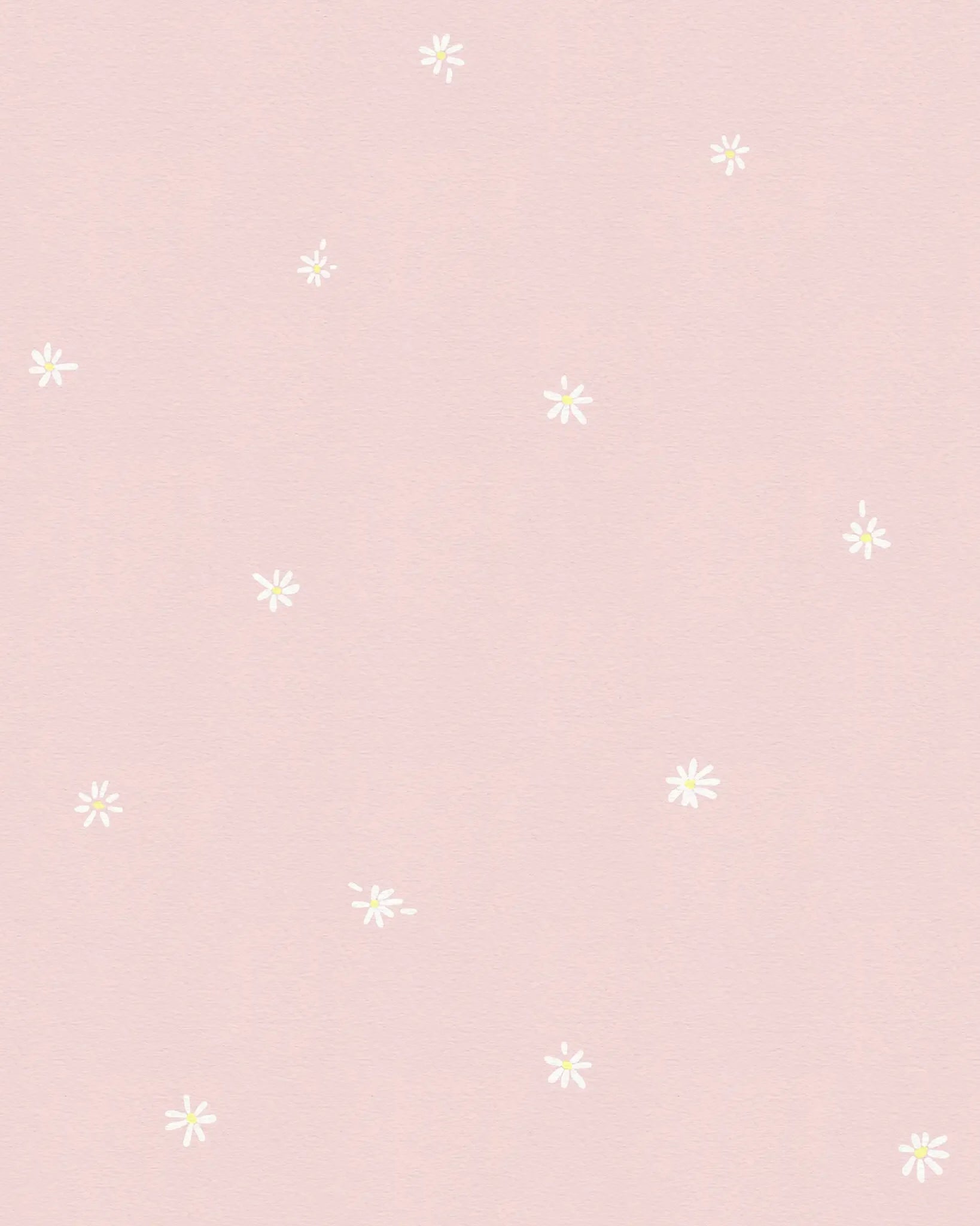 Small white flowers on a light pink background