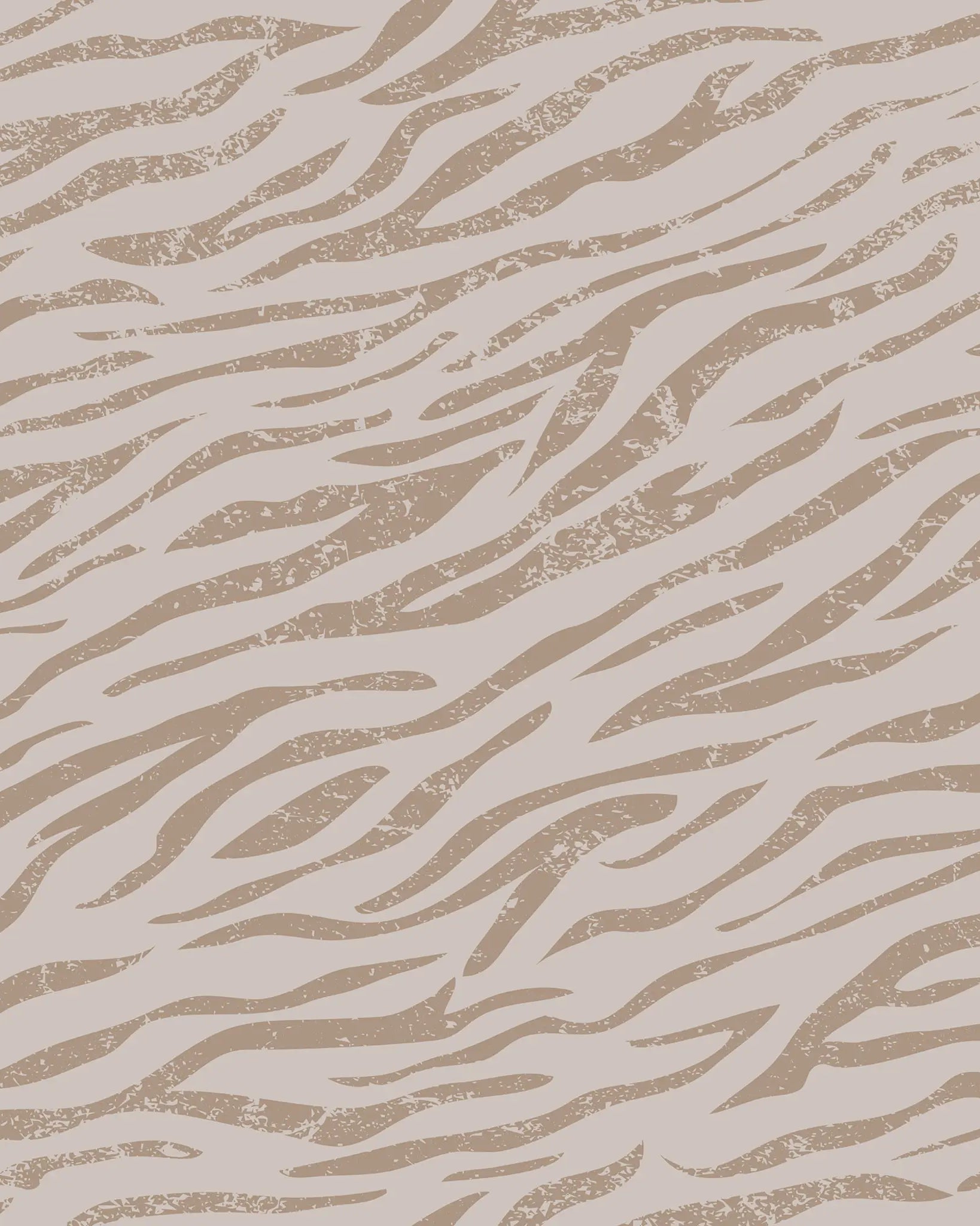 Pattern of brown tiger stripes on a beige background