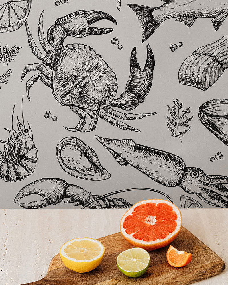 Water Life Peel and Stick Wallpaper, Removable Wallpaper, Traditional Wallpaper | DeccoPrint