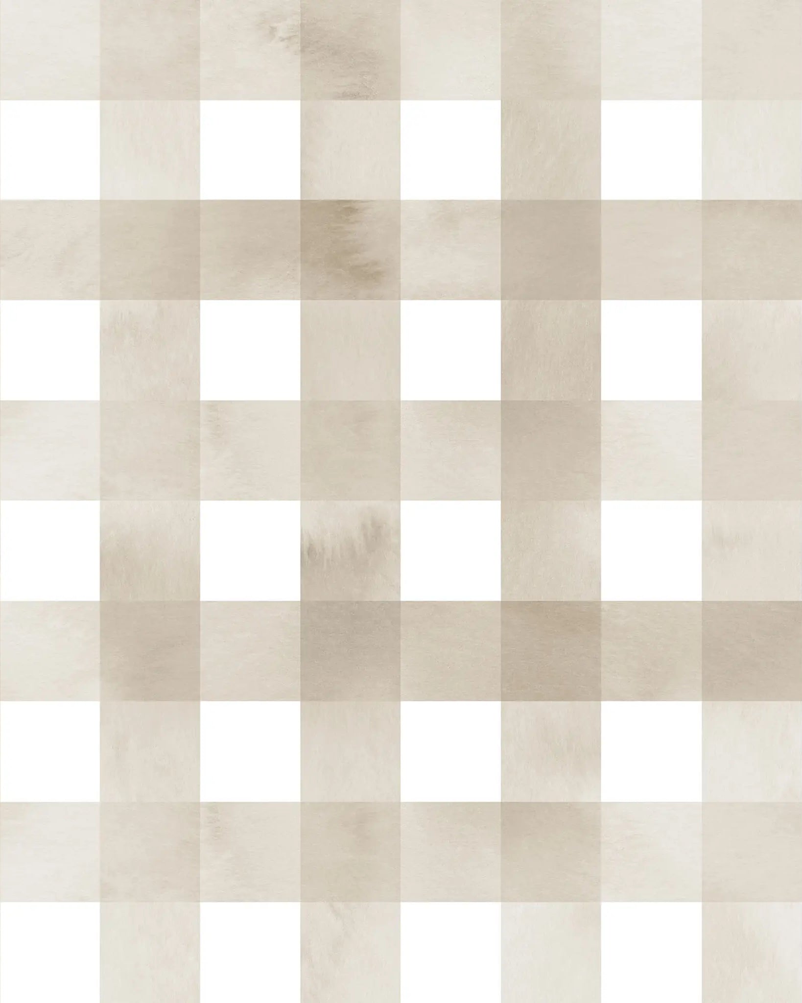 Beige and white checkered pattern