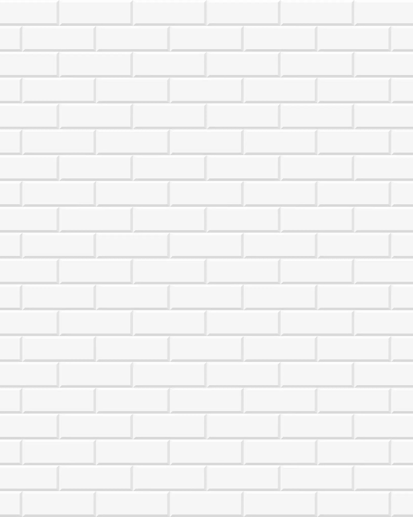White brick wall pattern