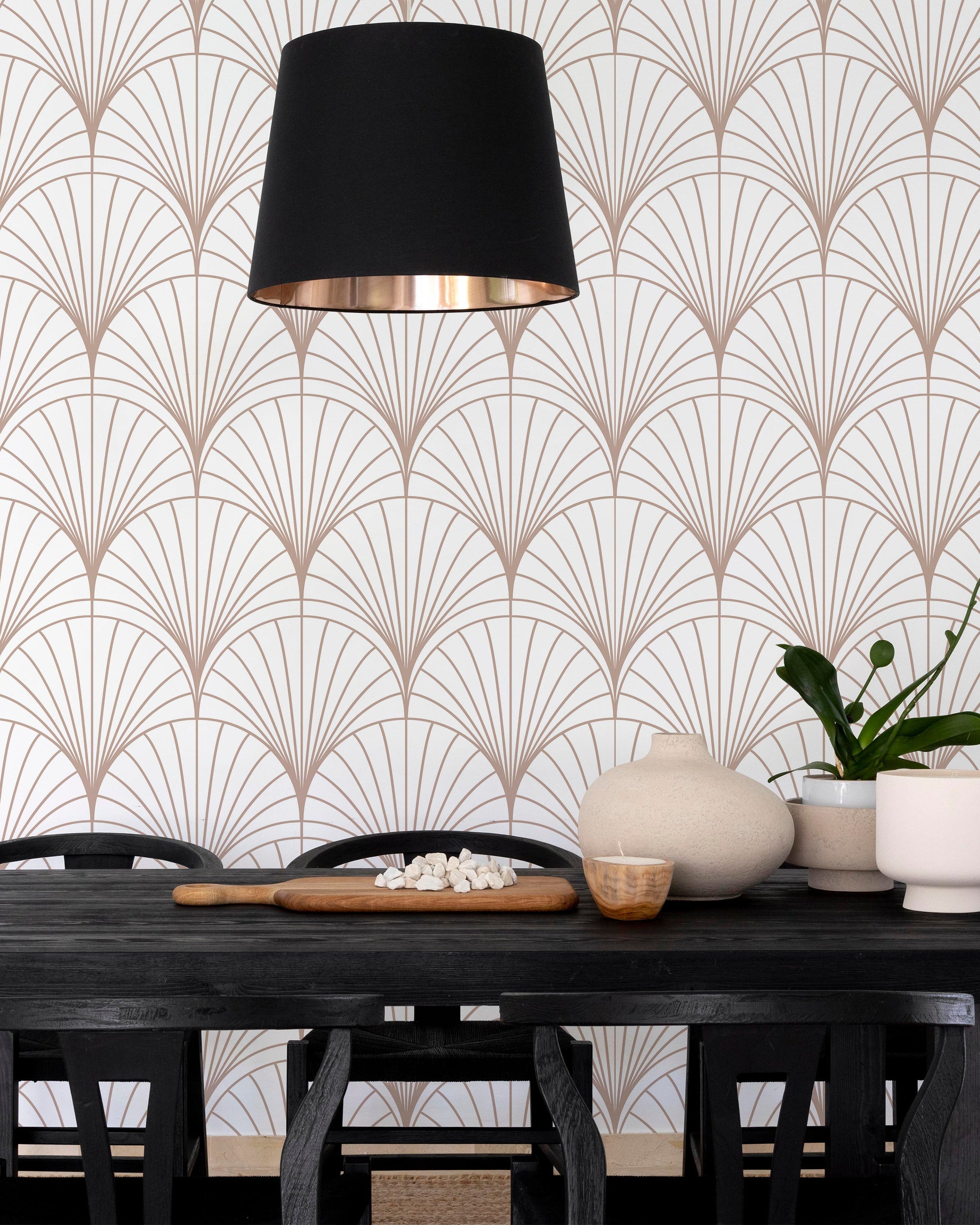 Glamorous Deco Peel and Stick Wallpaper, Removable Wallpaper, Traditional Wallpaper | DeccoPrint