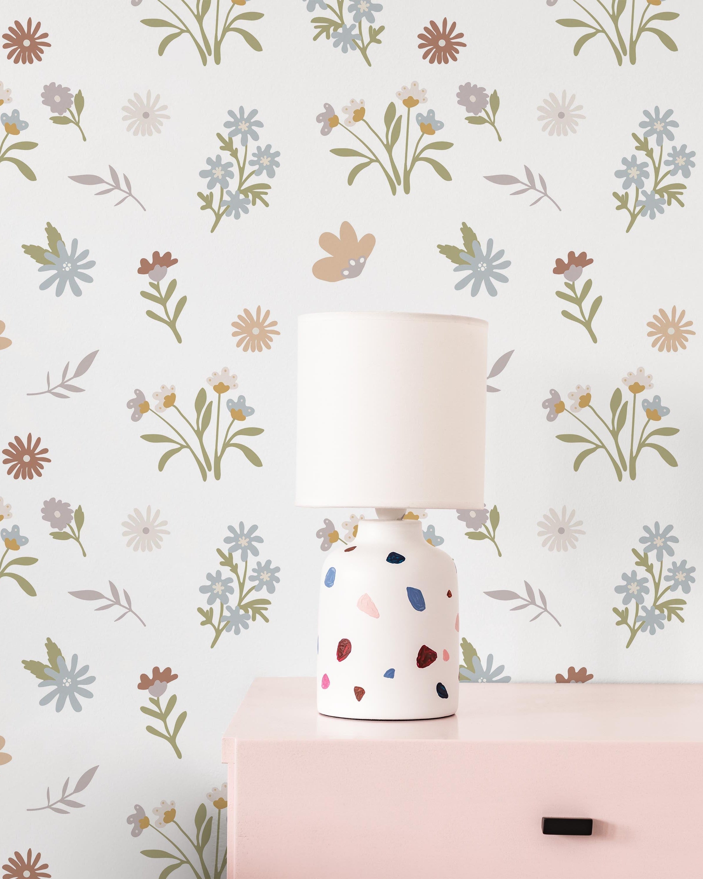 Soft Petals Peel and Stick Wallpaper, Removable Wallpaper, Traditional Wallpaper | DeccoPrint