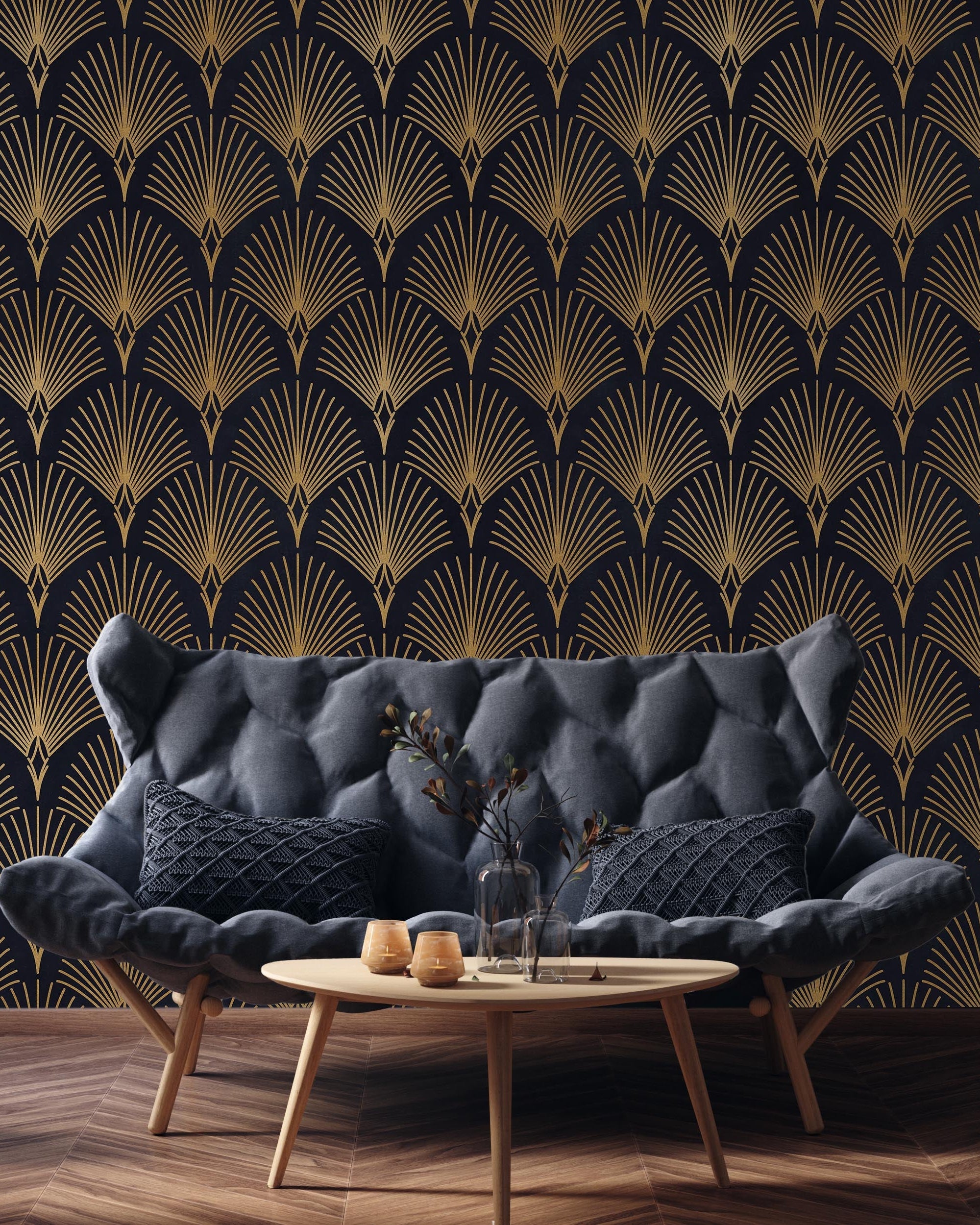 Gatsby's Party Peel and Stick Wallpaper, Removable Wallpaper, Traditional Wallpaper | DeccoPrint