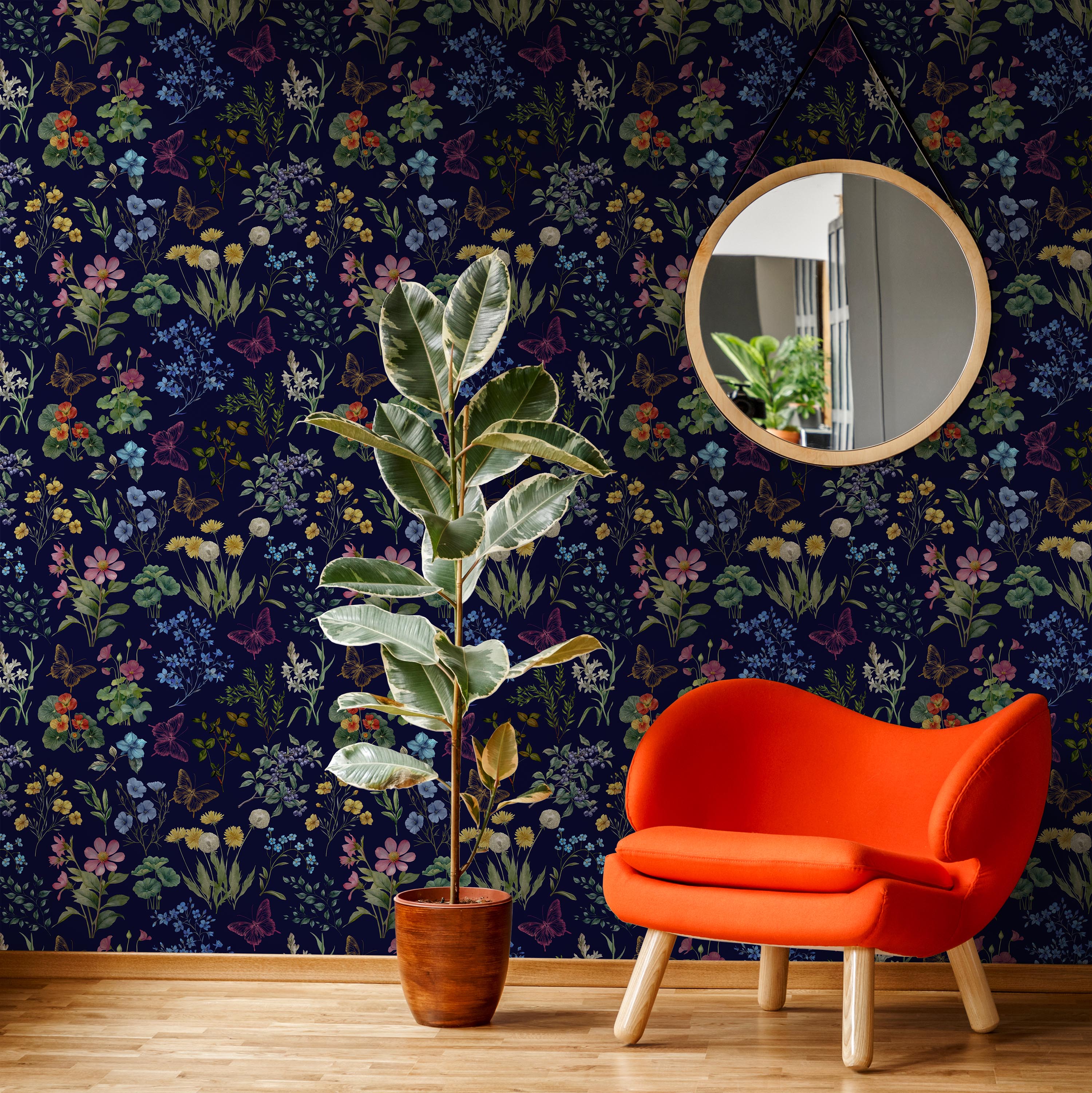Spring Up Peel and Stick Wallpaper, Removable Wallpaper, Traditional Wallpaper | DeccoPrint