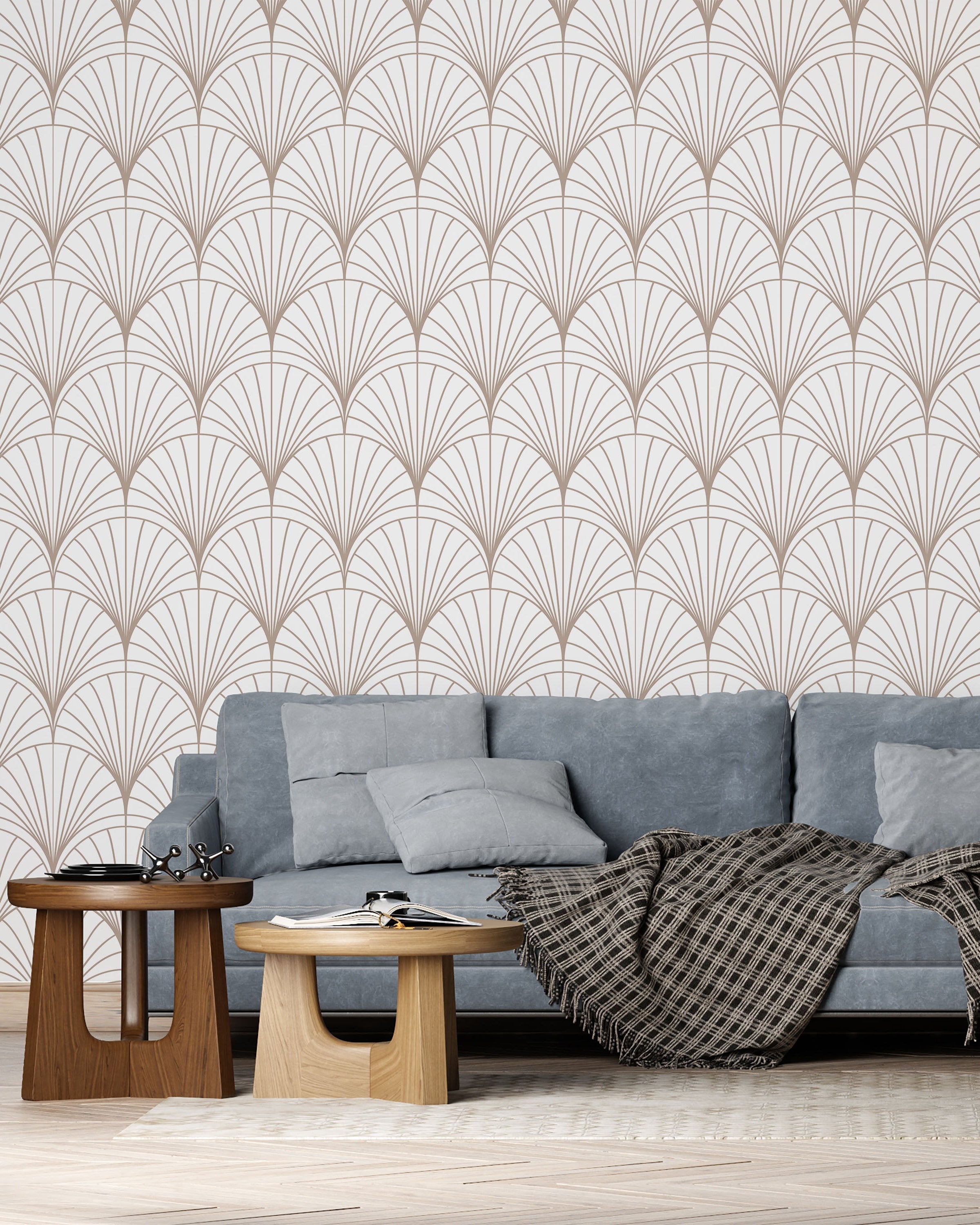 Glamorous Deco Peel and Stick Wallpaper, Removable Wallpaper, Traditional Wallpaper | DeccoPrint