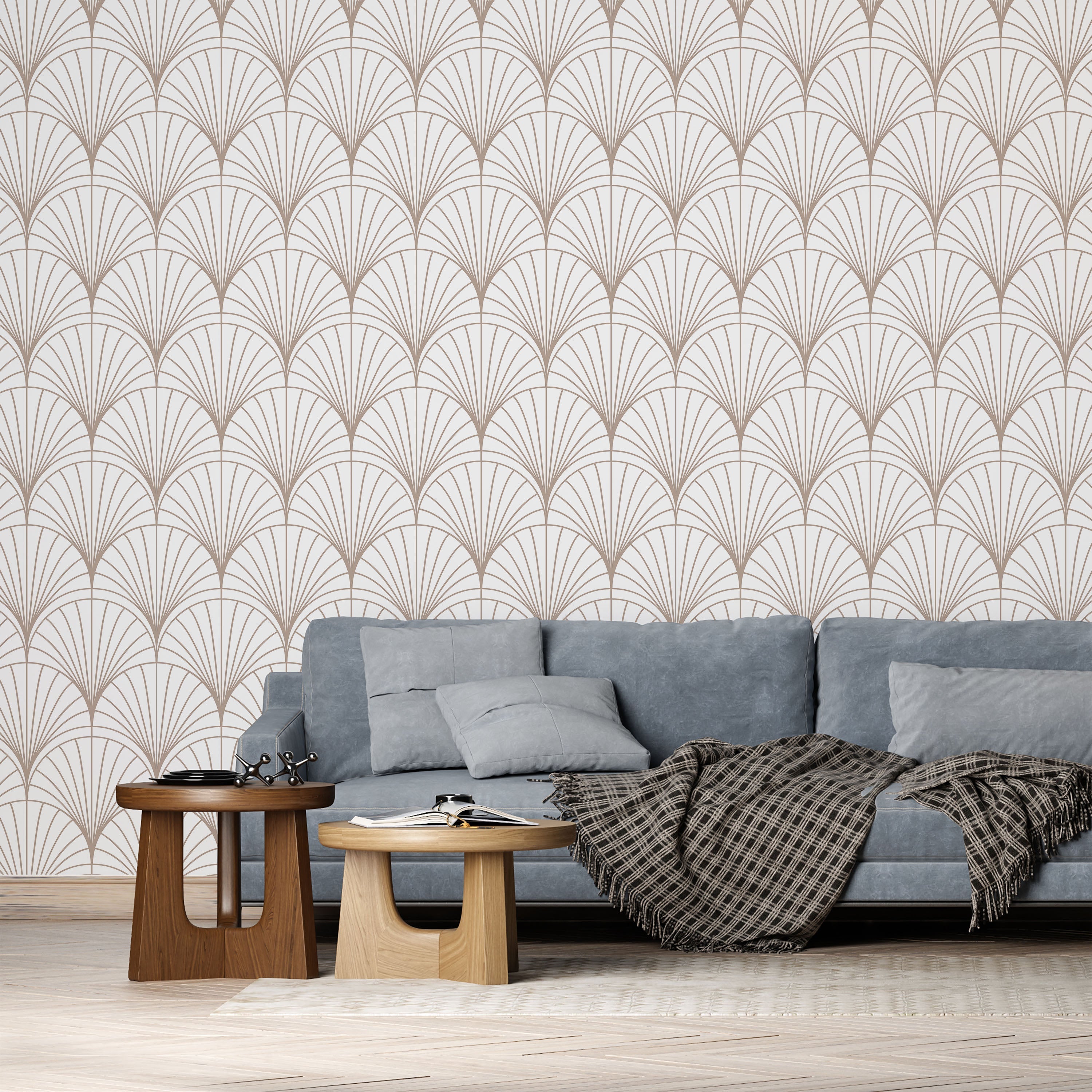 Glamorous Deco Peel and Stick Wallpaper, Removable Wallpaper, Traditional Wallpaper | DeccoPrint