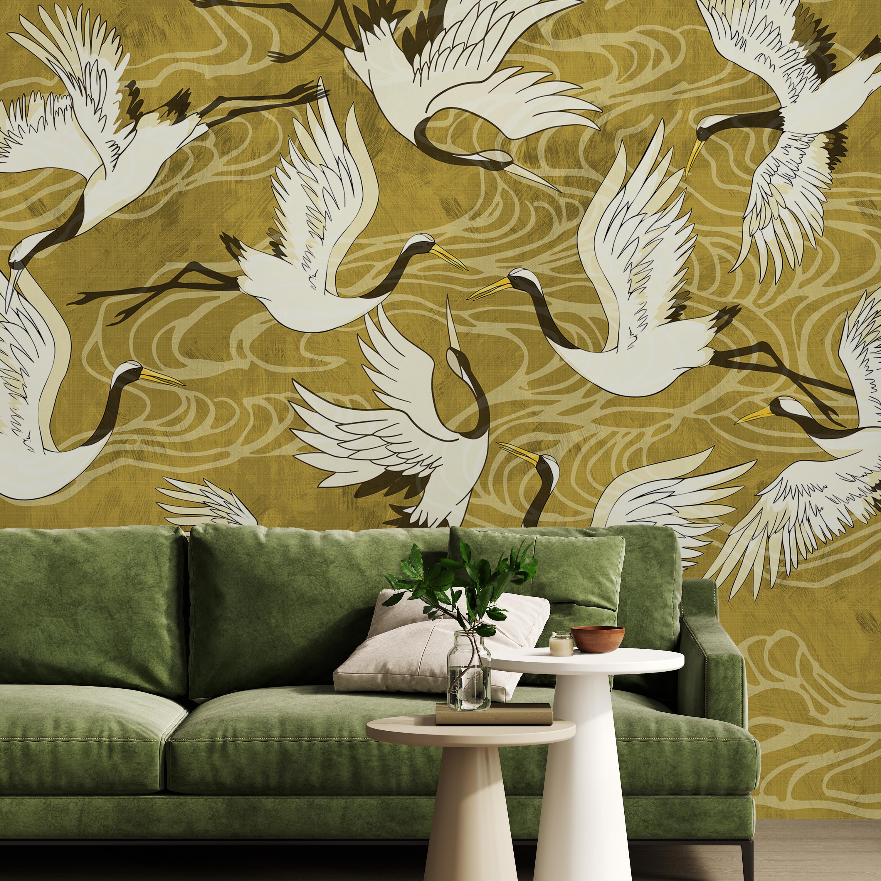 Dance of the Sky Mural Peel and Stick Wallpaper, Removable Wallpaper, Traditional Wallpaper | DeccoPrint