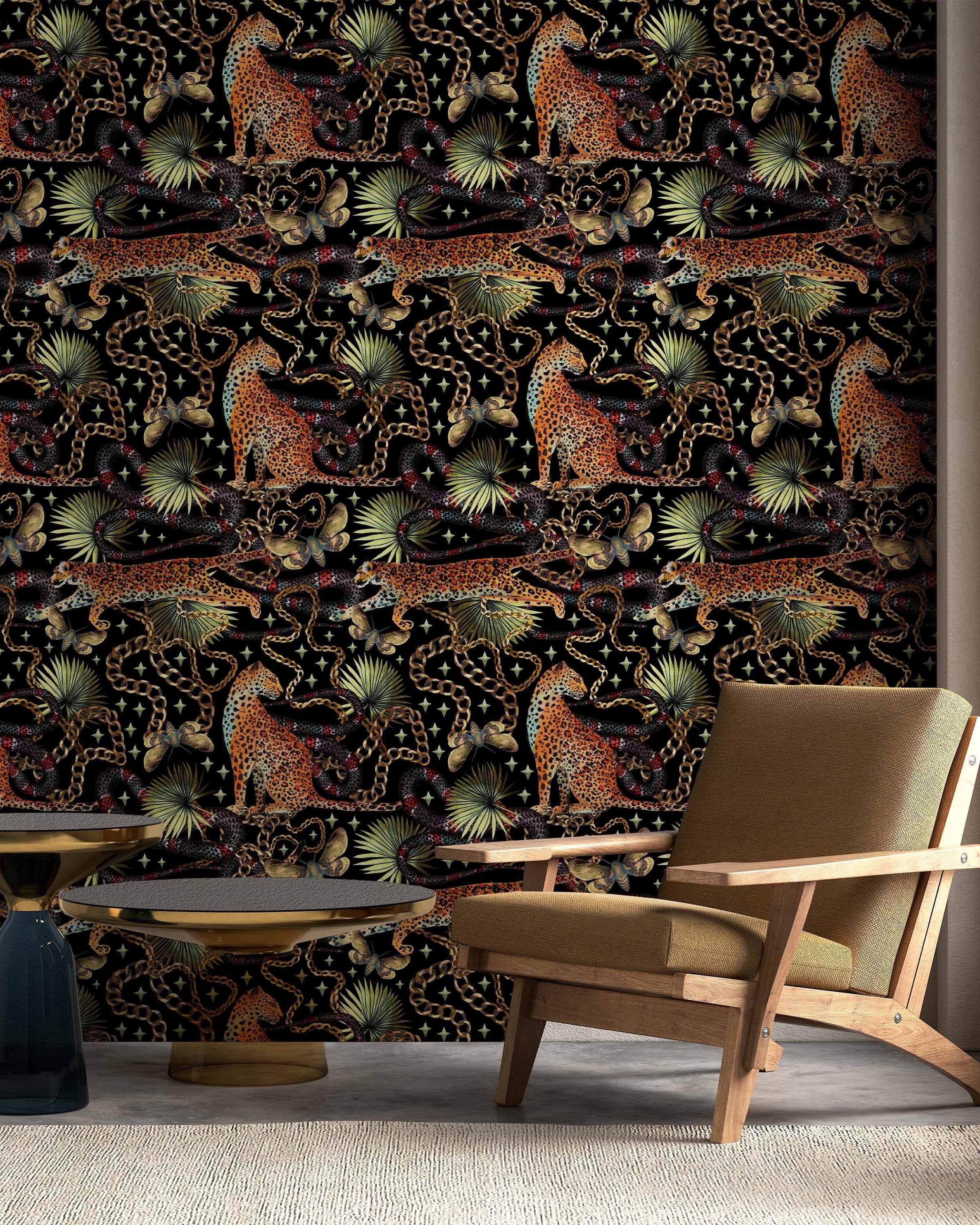 Tropical King Peel and Stick Wallpaper, Removable Wallpaper, Traditional Wallpaper | DeccoPrint