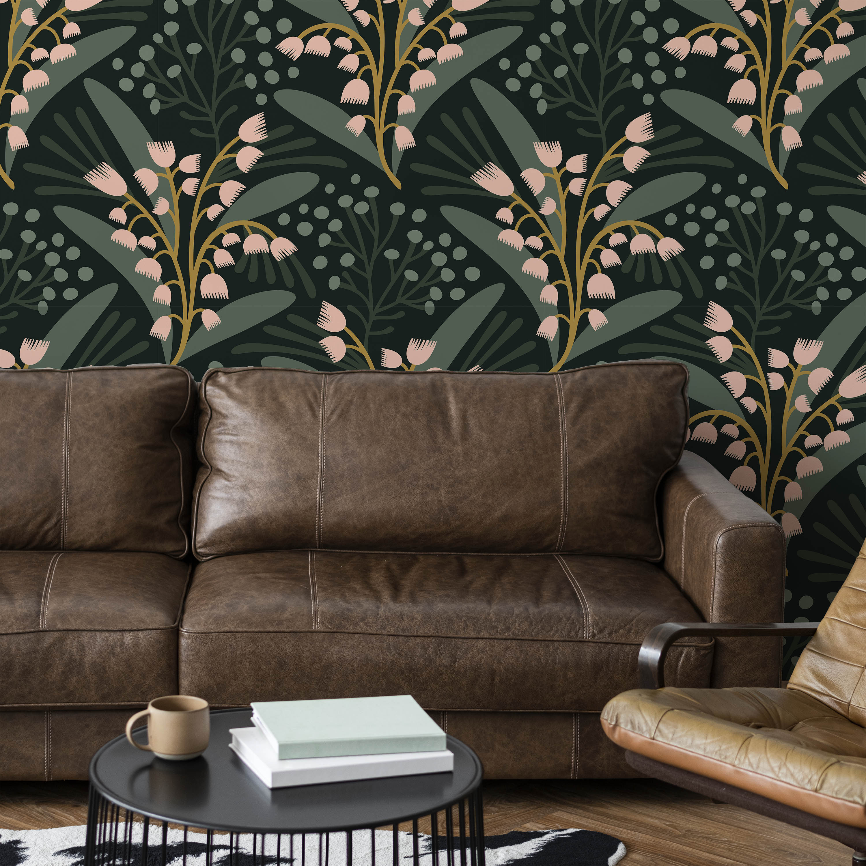 Lily of The Valley Peel and Stick Wallpaper, Removable Wallpaper, Traditional Wallpaper | DeccoPrint