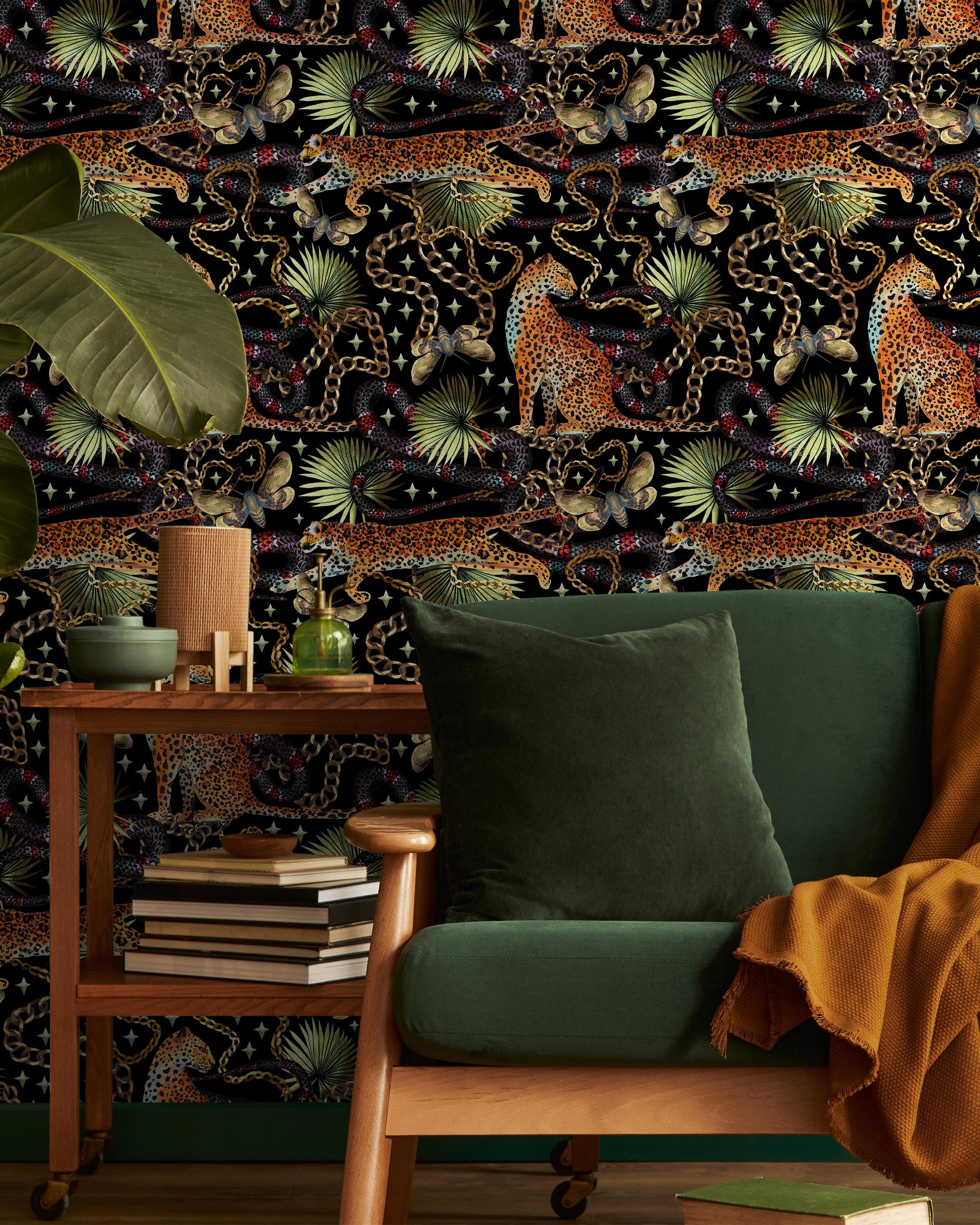 Tropical King Peel and Stick Wallpaper, Removable Wallpaper, Traditional Wallpaper | DeccoPrint