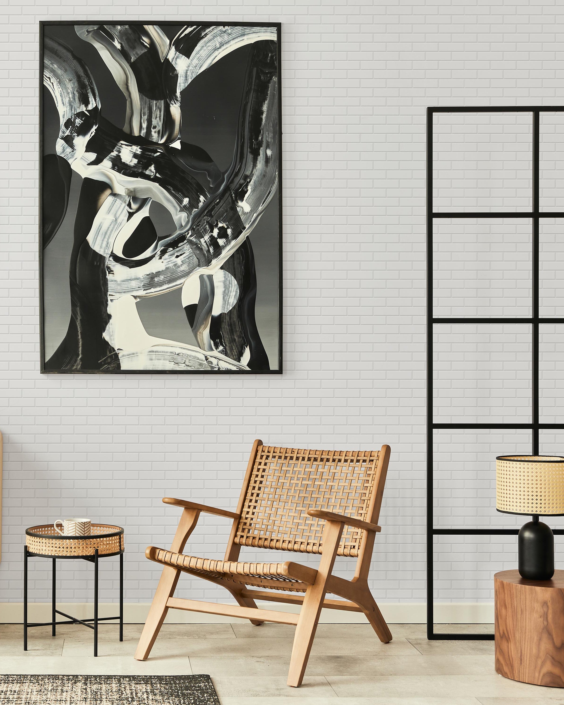 White Brick Peel and Stick Wallpaper, Removable Wallpaper, Traditional Wallpaper | DeccoPrint