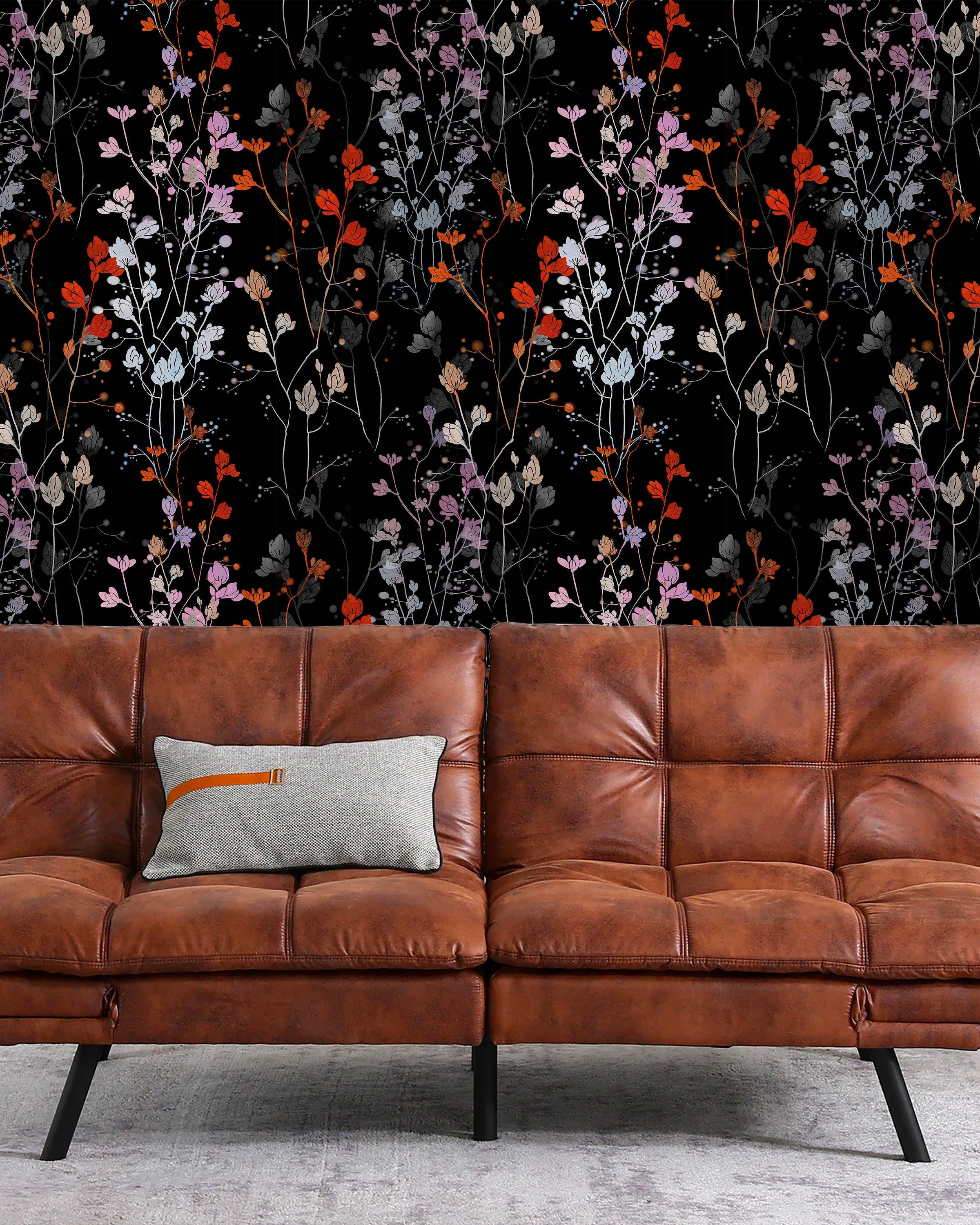 Night Bloom Peel and Stick Wallpaper, Removable Wallpaper, Traditional Wallpaper | DeccoPrint