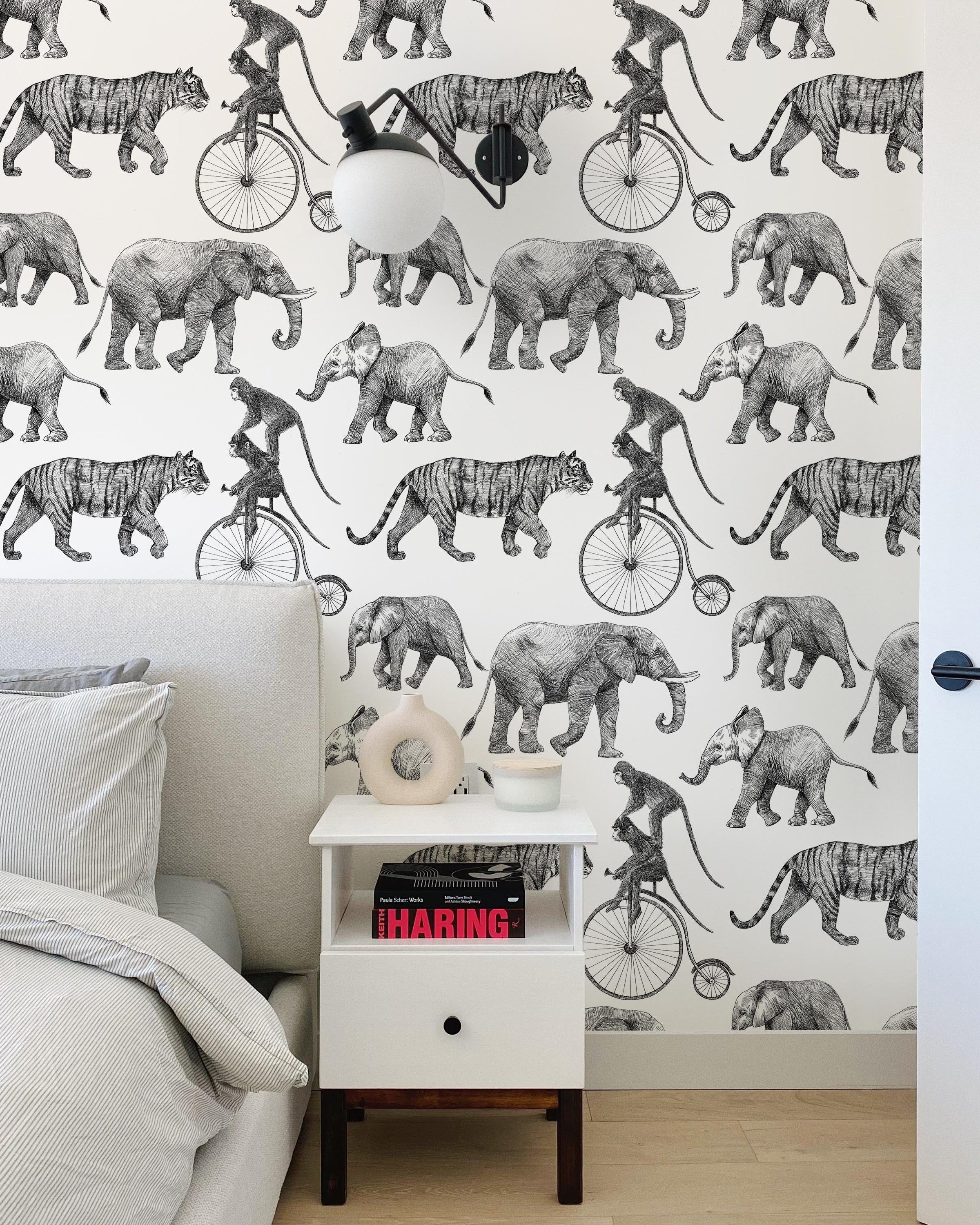 Total Circus Peel and Stick Wallpaper, Removable Wallpaper, Traditional Wallpaper | DeccoPrint