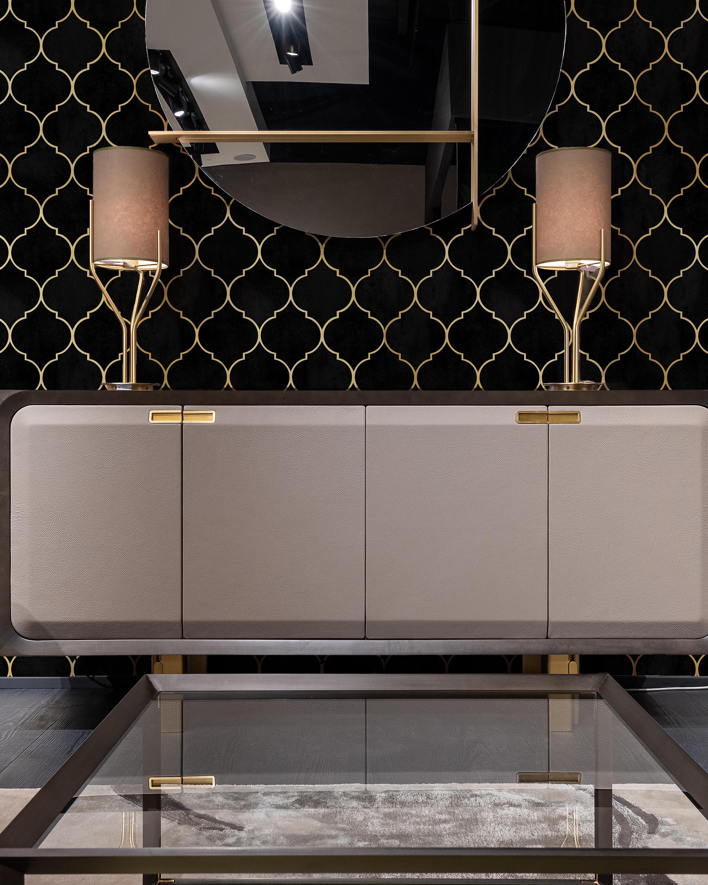 Geometrical Luxury Peel and Stick Wallpaper, Removable Wallpaper, Traditional Wallpaper | DeccoPrint