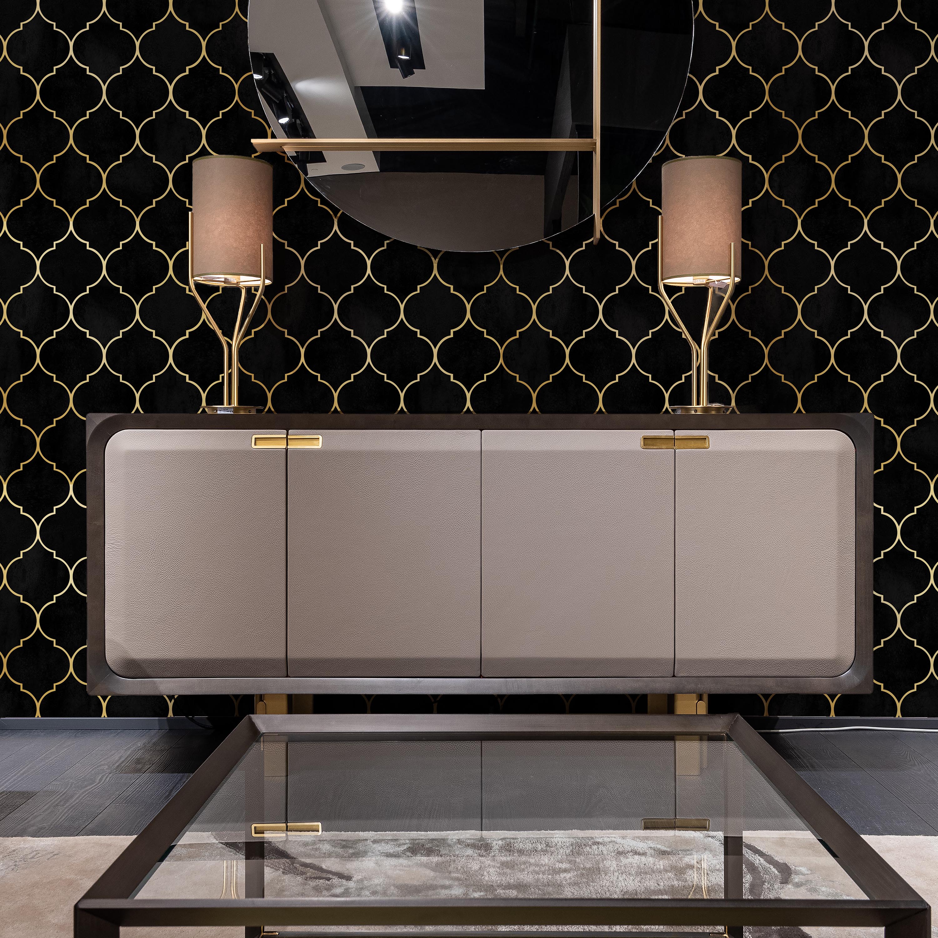 Geometrical Luxury Peel and Stick Wallpaper, Removable Wallpaper, Traditional Wallpaper | DeccoPrint