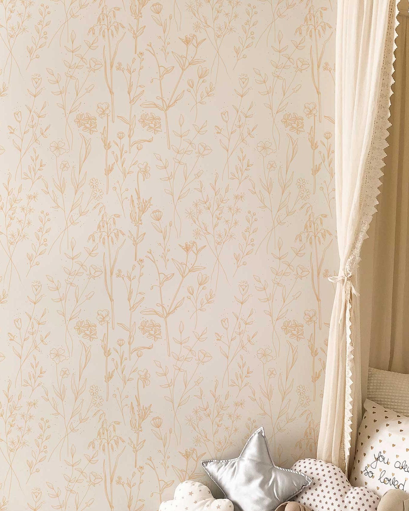 The Smell of Summer Peel and Stick Wallpaper, Removable Wallpaper, Traditional Wallpaper | DeccoPrint