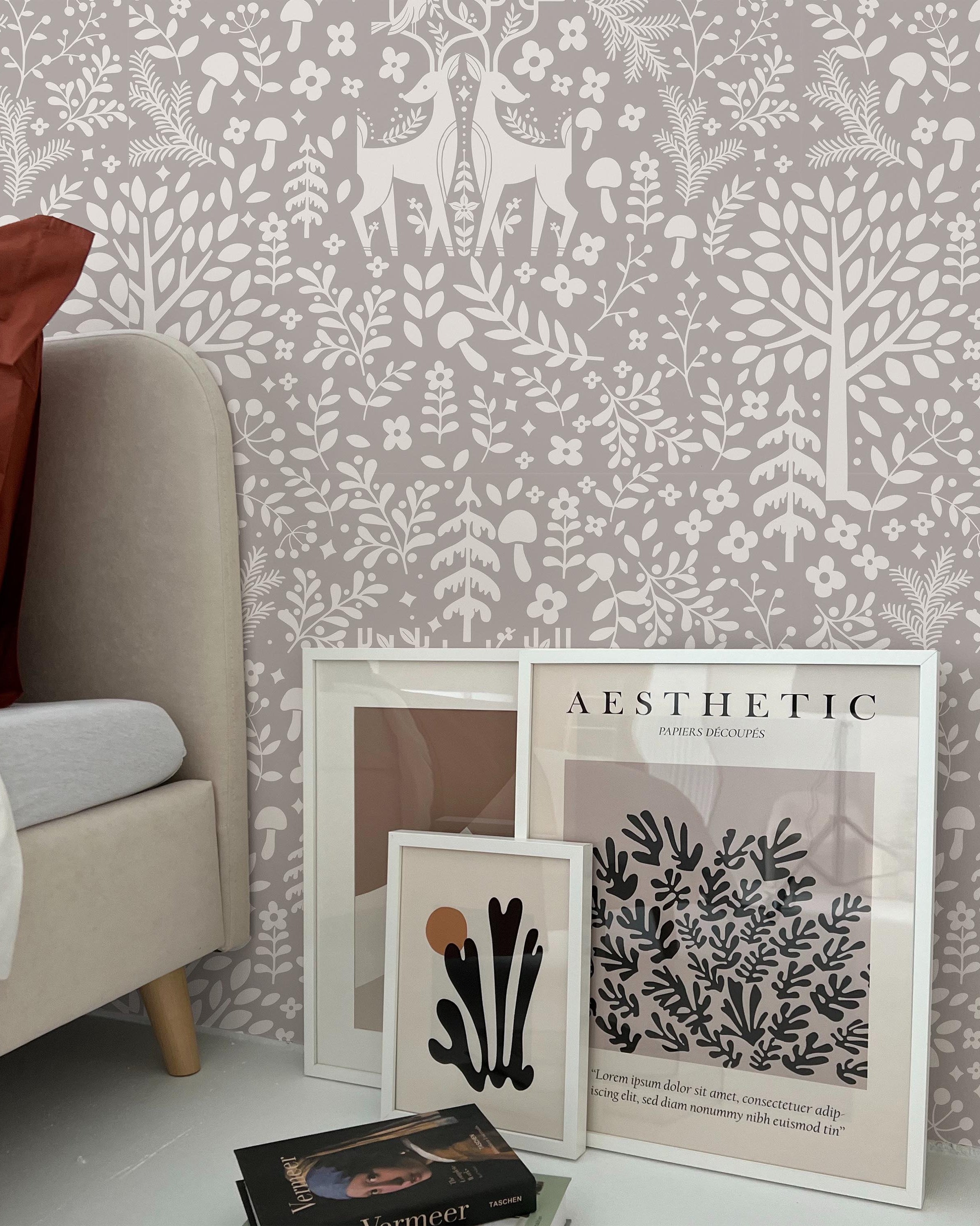 Forest Fairytale Peel and Stick Wallpaper, Removable Wallpaper, Traditional Wallpaper | DeccoPrint