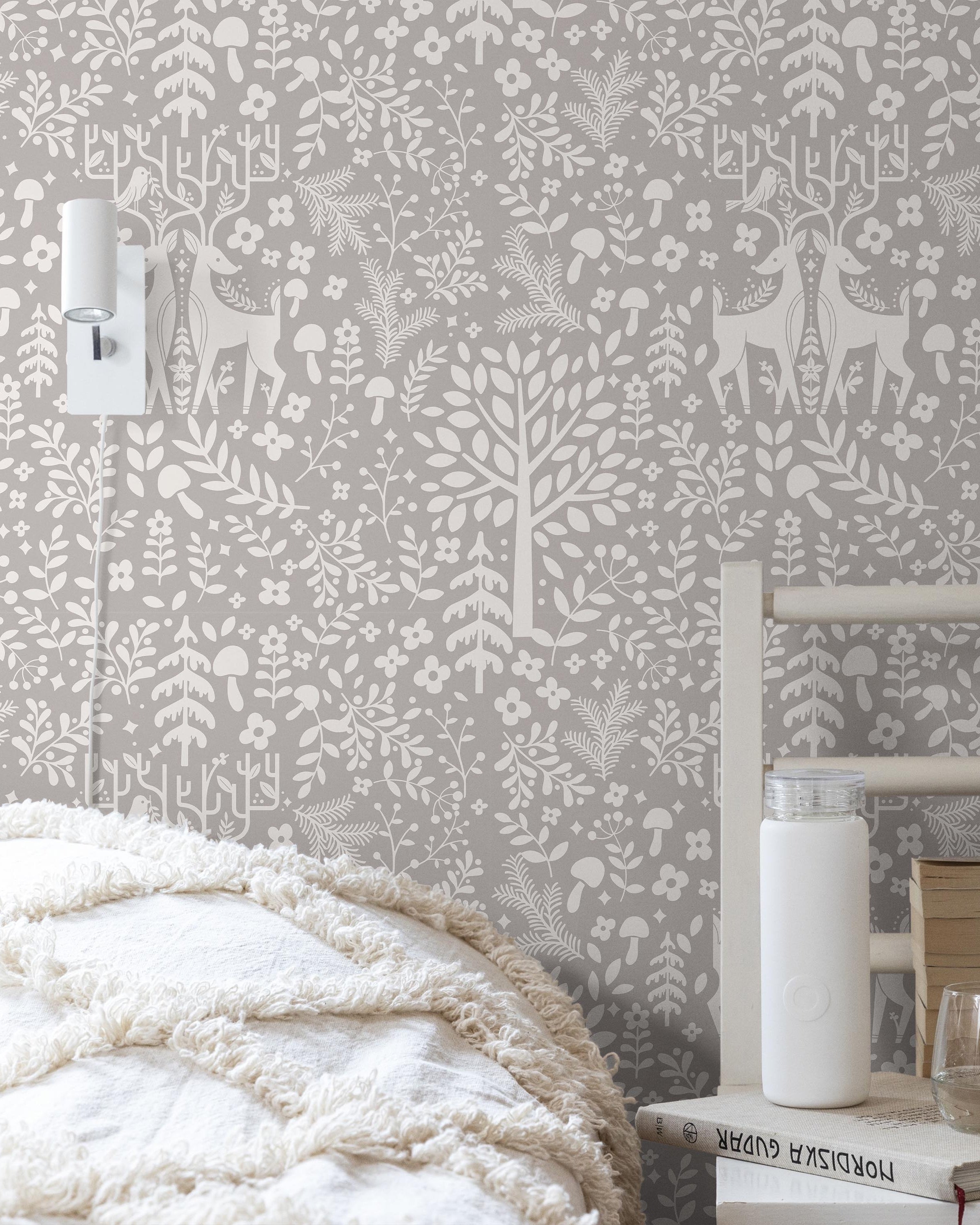 Forest Fairytale Peel and Stick Wallpaper, Removable Wallpaper, Traditional Wallpaper | DeccoPrint