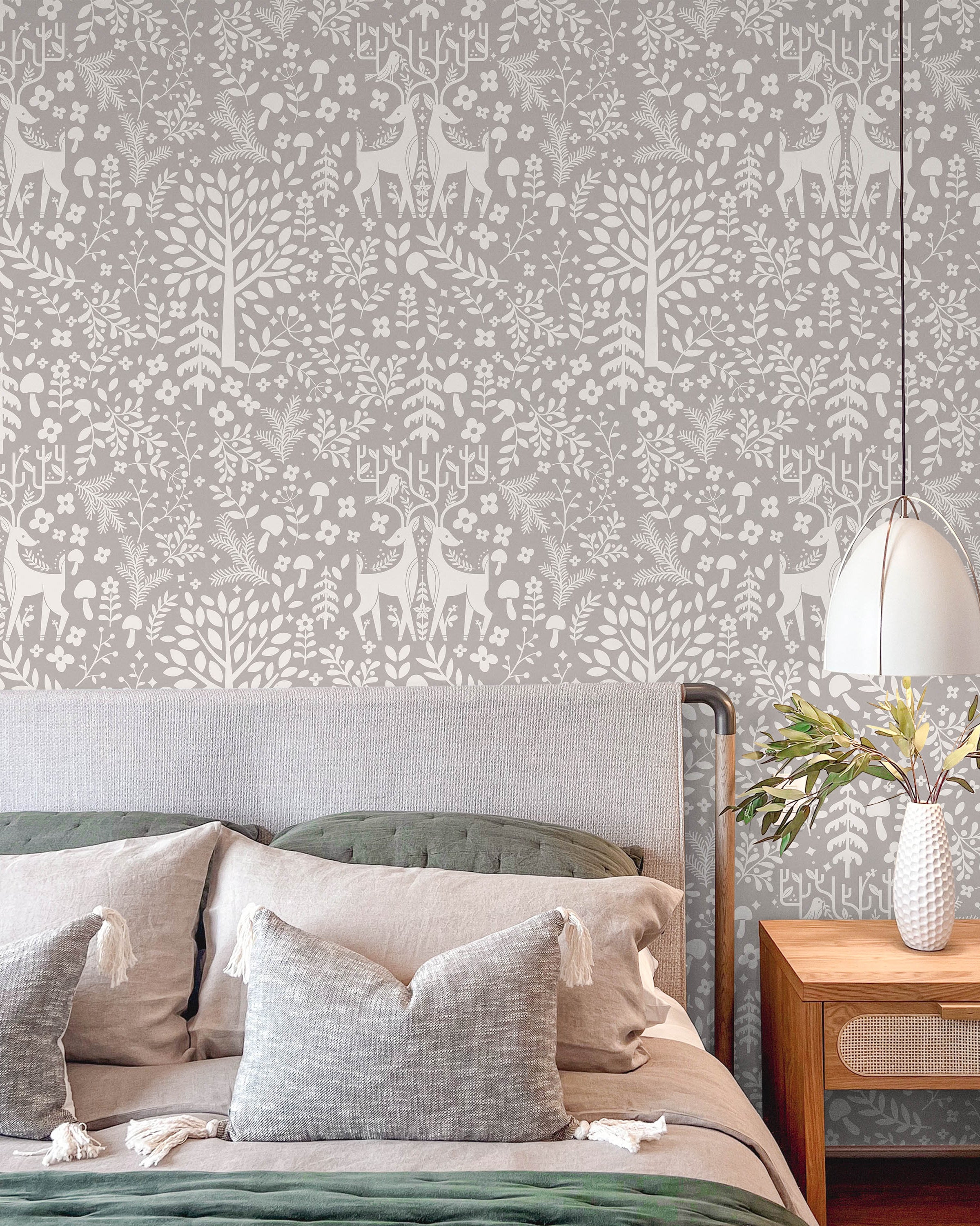 Forest Fairytale Peel and Stick Wallpaper, Removable Wallpaper, Traditional Wallpaper | DeccoPrint