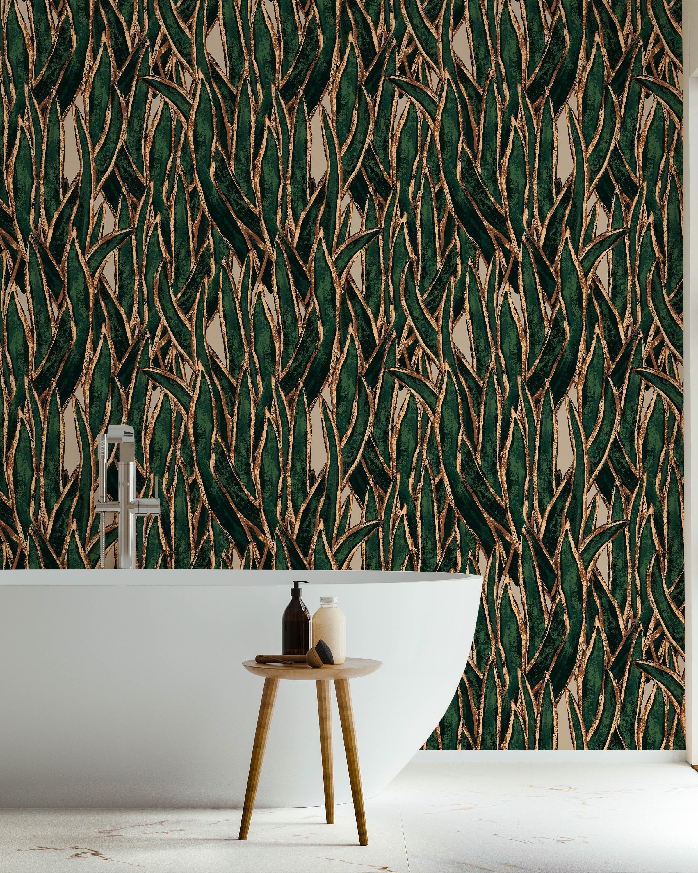 Rare Seaweed Peel and Stick Wallpaper, Removable Wallpaper, Traditional Wallpaper | DeccoPrint