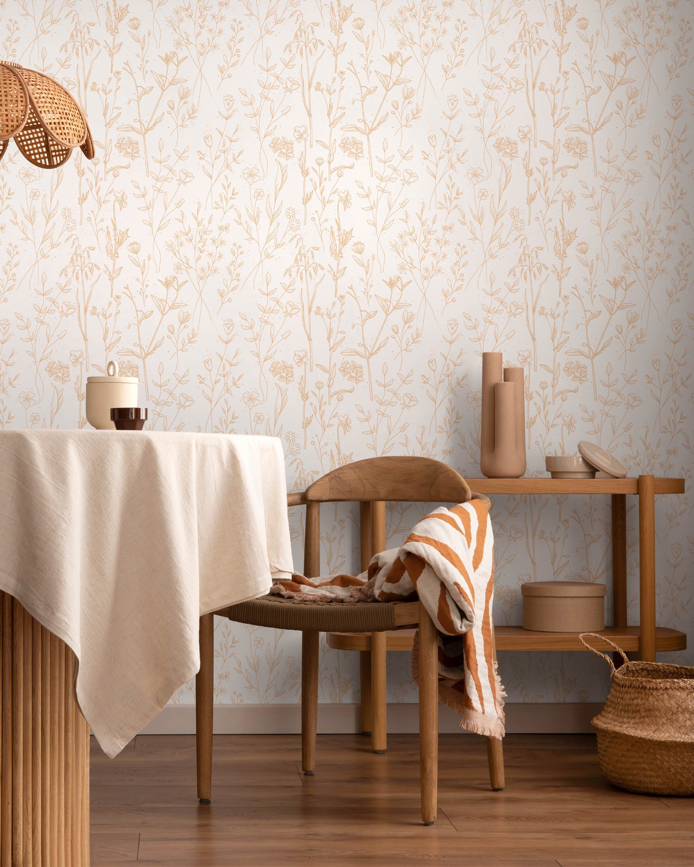 The Smell of Summer Peel and Stick Wallpaper, Removable Wallpaper, Traditional Wallpaper | DeccoPrint