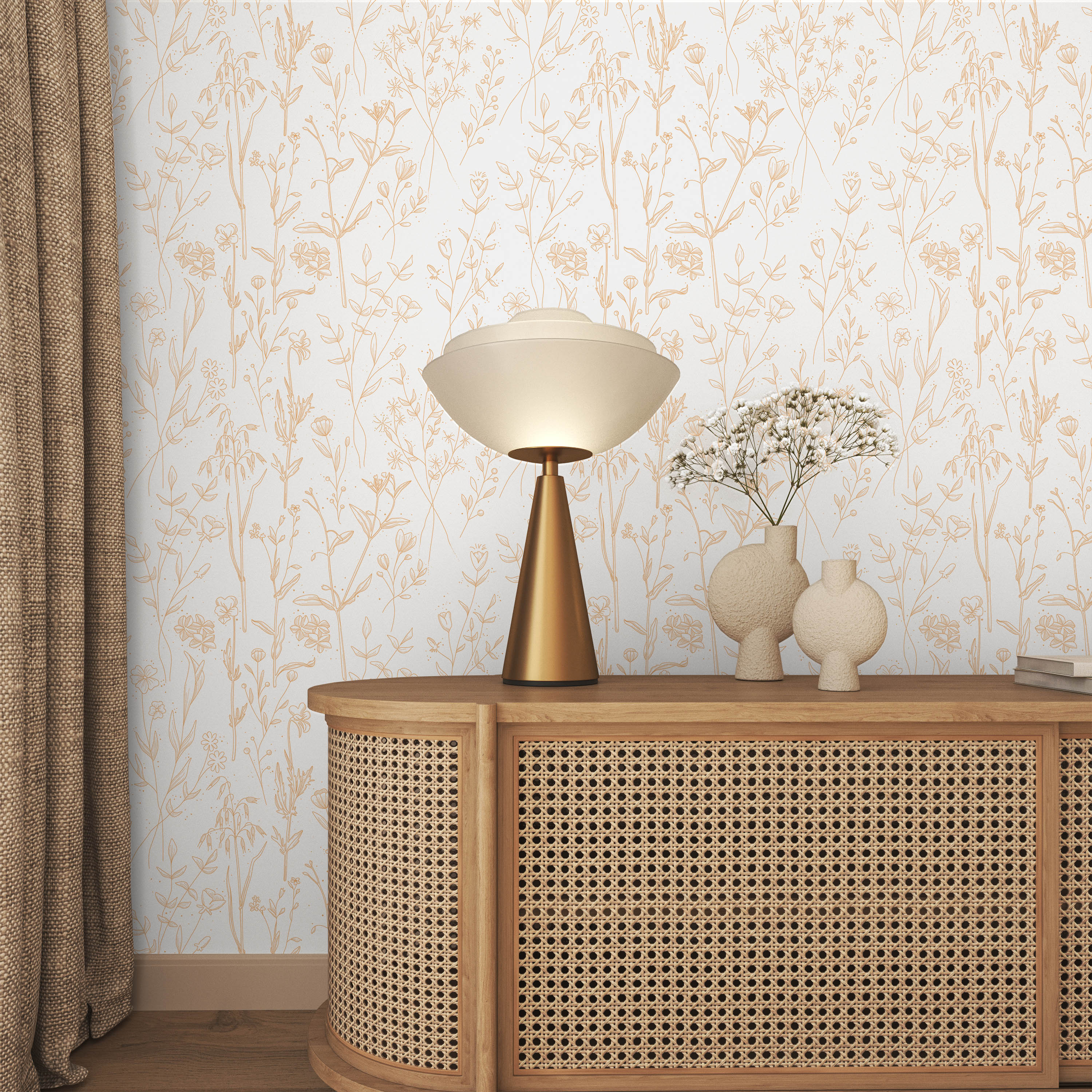 The Smell of Summer Peel and Stick Wallpaper, Removable Wallpaper, Traditional Wallpaper | DeccoPrint