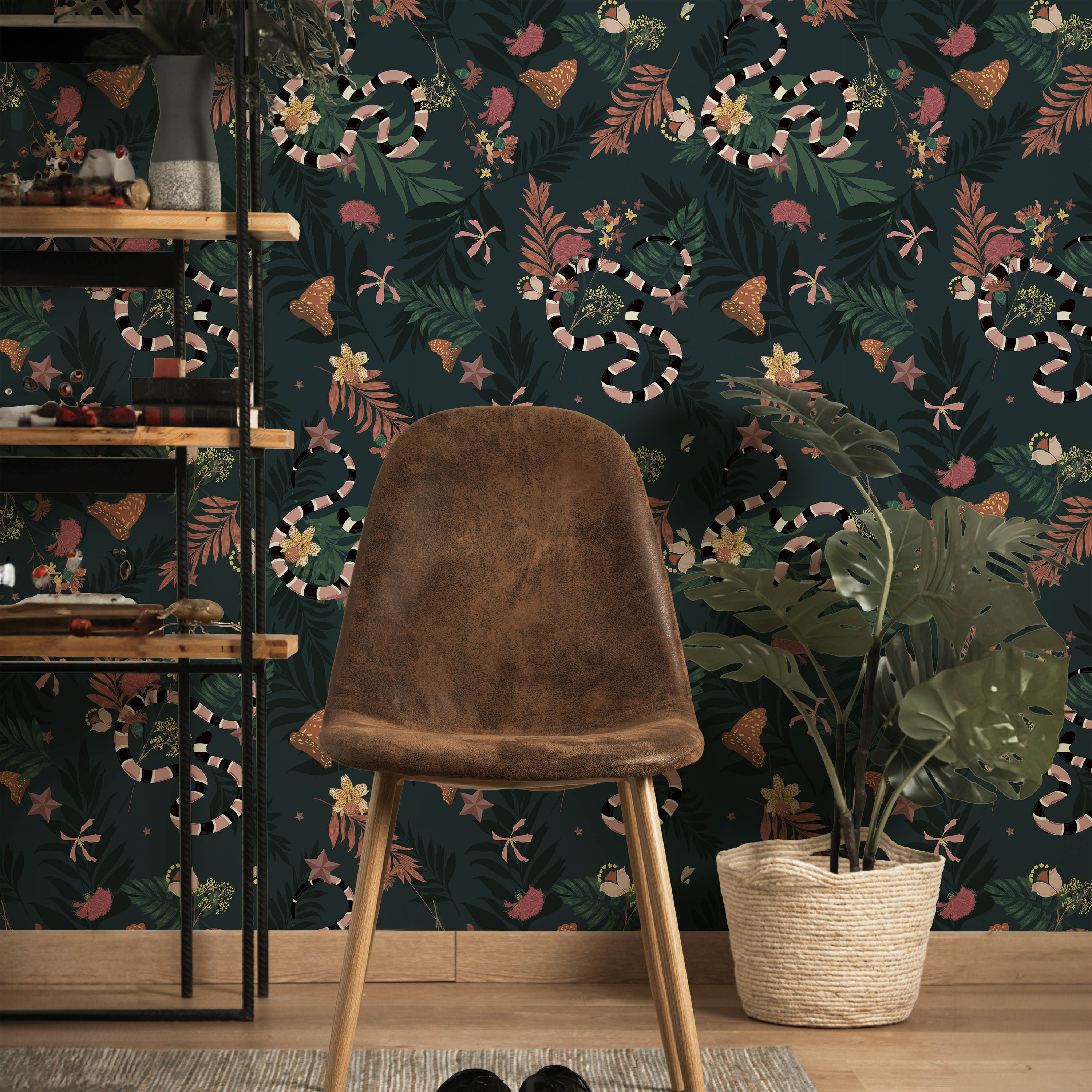 Safari Jungle Peel and Stick Wallpaper, Removable Wallpaper, Traditional Wallpaper | DeccoPrint