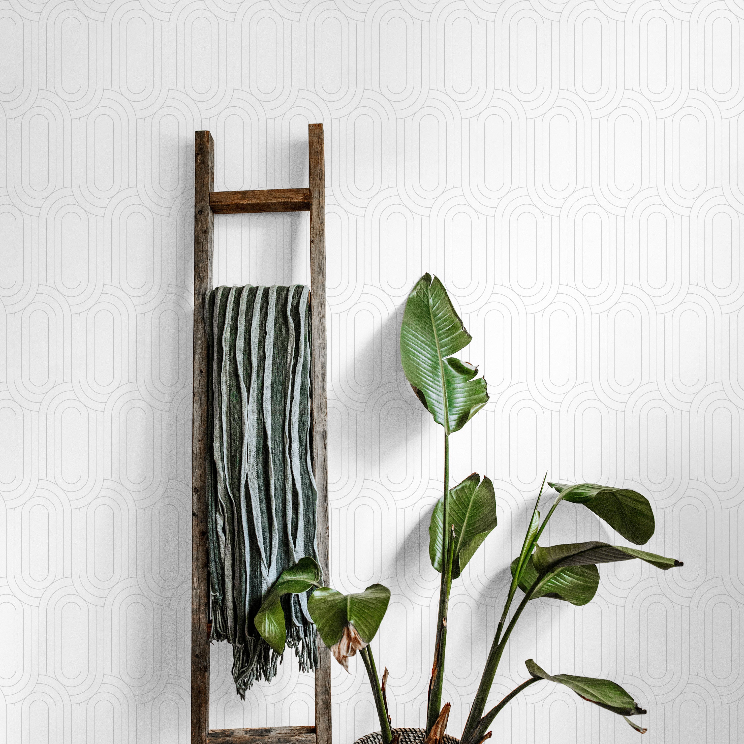 Royal Facade Peel and Stick Wallpaper, Removable Wallpaper, Traditional Wallpaper - Light Gray | DeccoPrint