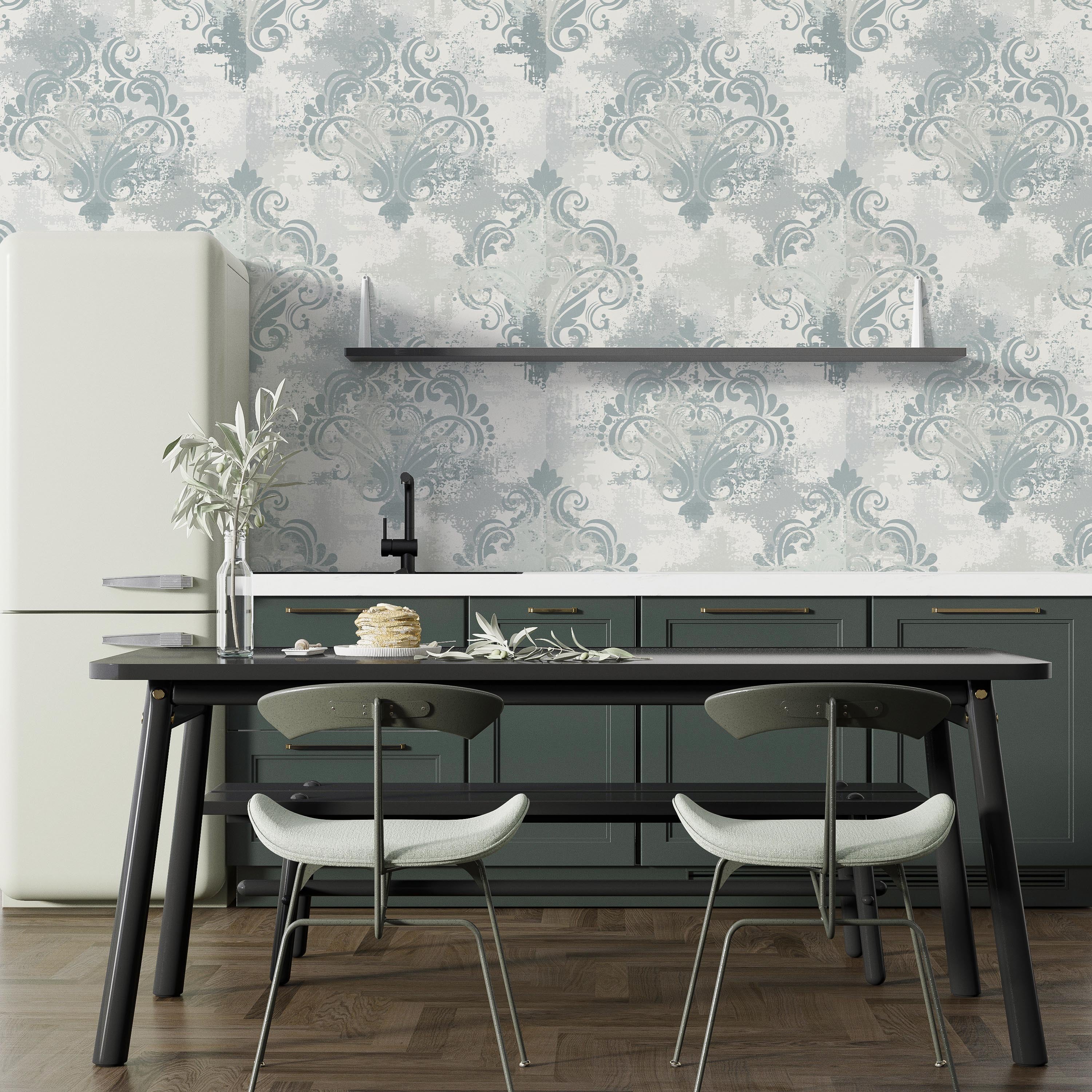 Imperial Rococo Peel and Stick Wallpaper, Removable Wallpaper, Traditional Wallpaper | DeccoPrint