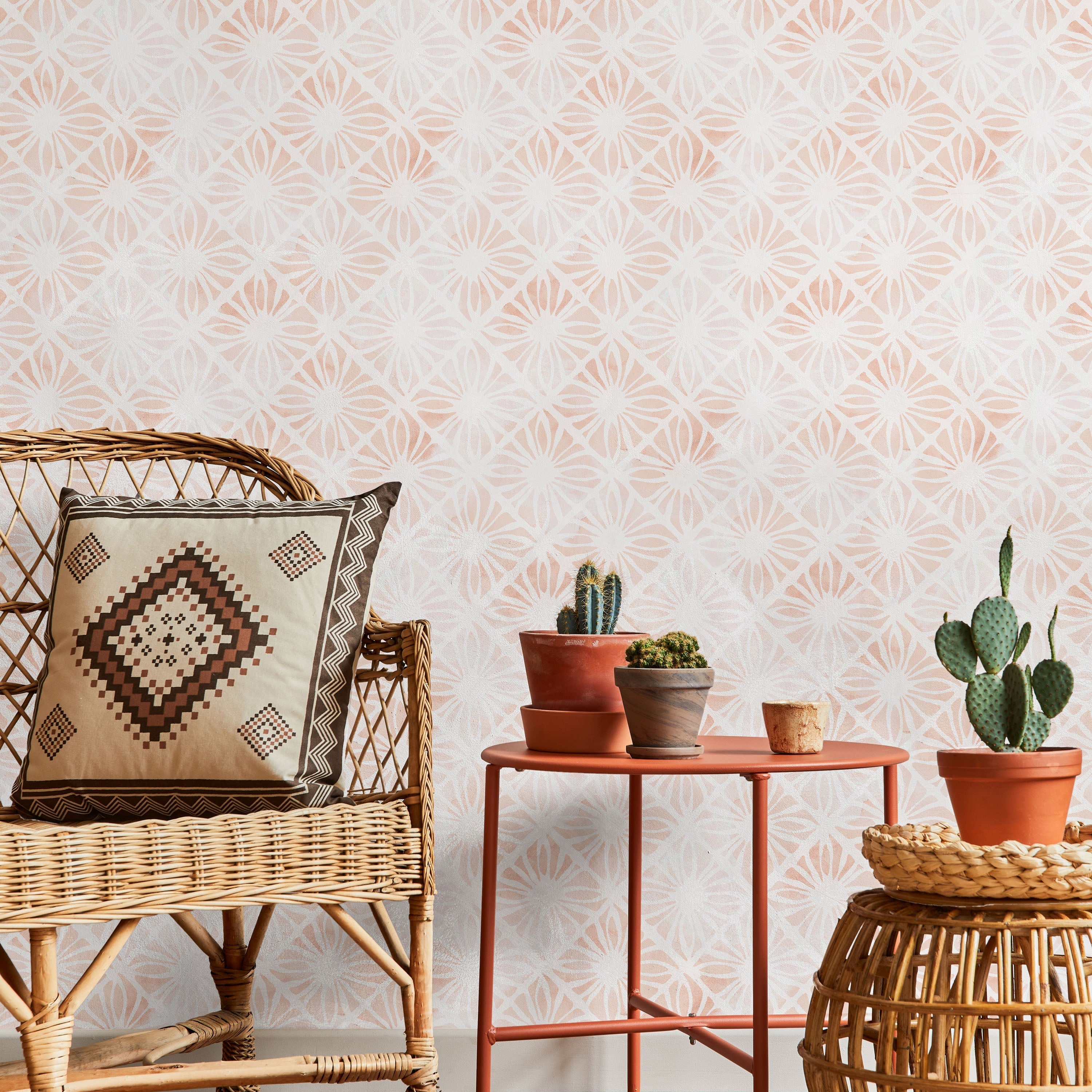 Lotus Peel and Stick Wallpaper, Removable Wallpaper, Traditional Wallpaper | DeccoPrint