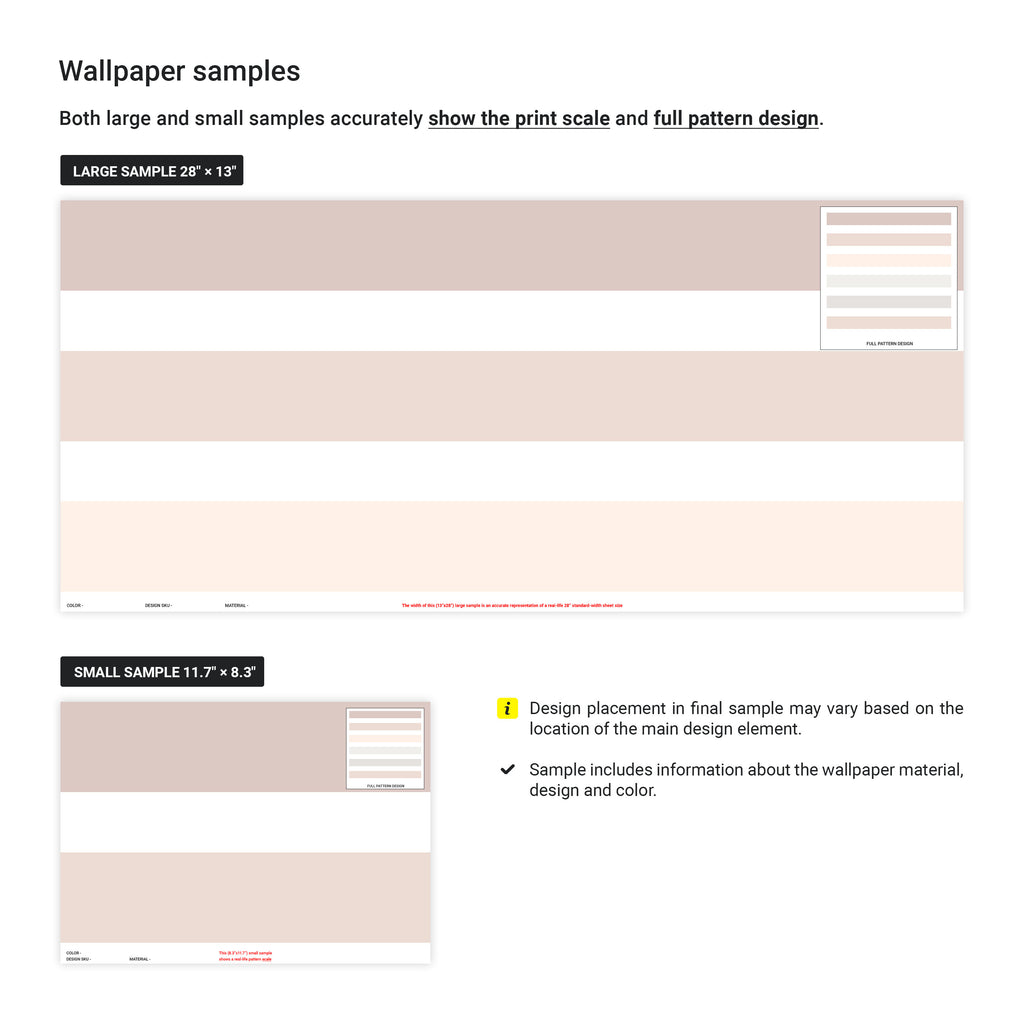 Colored Stripes Peel and Stick Wallpaper, Removable Wallpaper, Traditional Wallpaper - Earth Tones | DeccoPrint